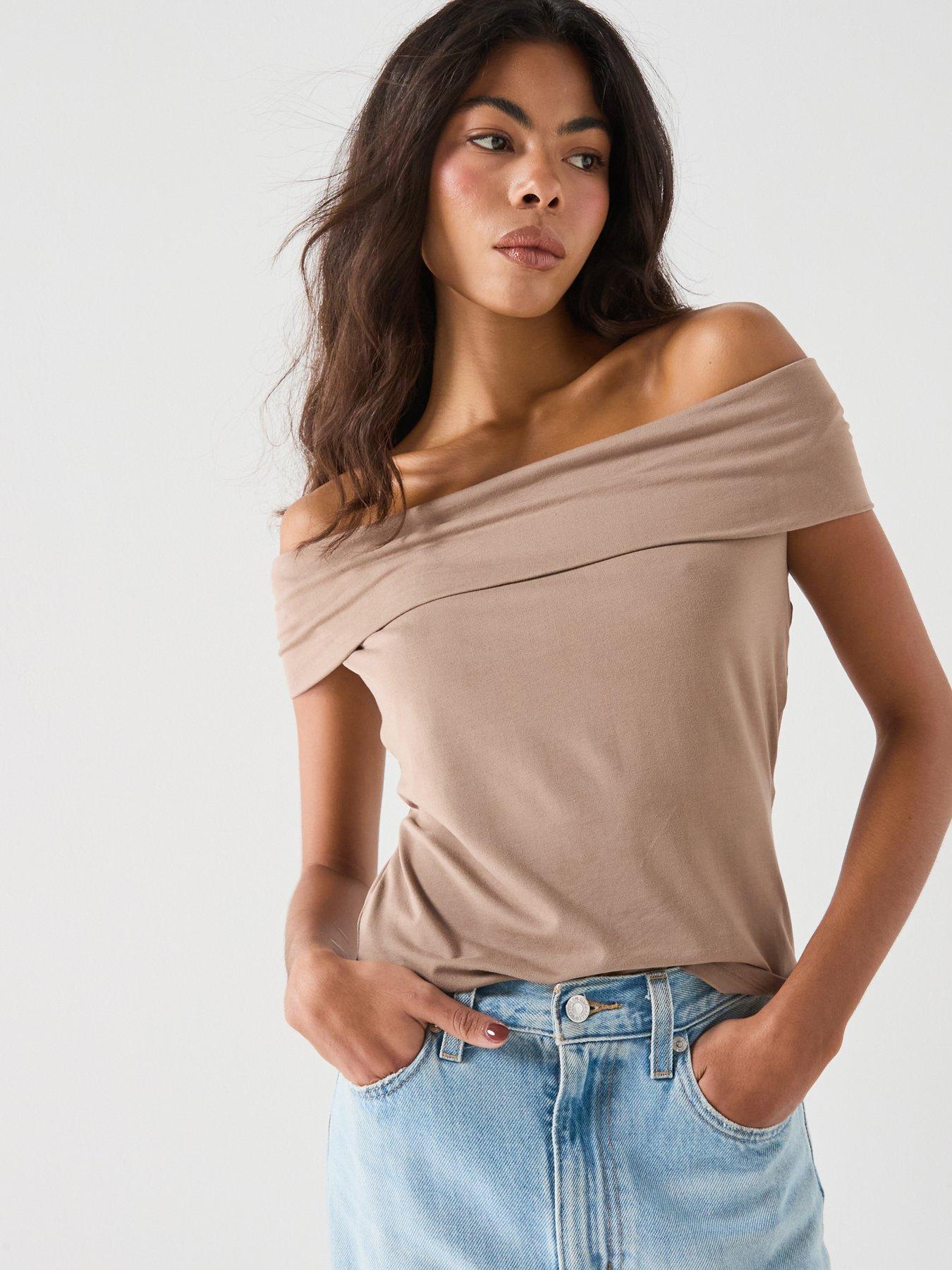 Levi's Tori Twisted Clean Knit Top - Brown