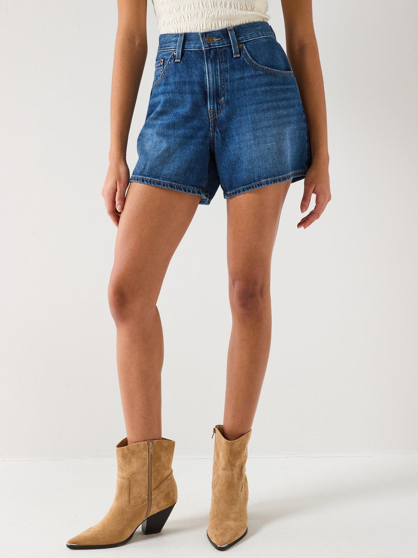 front image of levis-cinch-mid-thigh-short