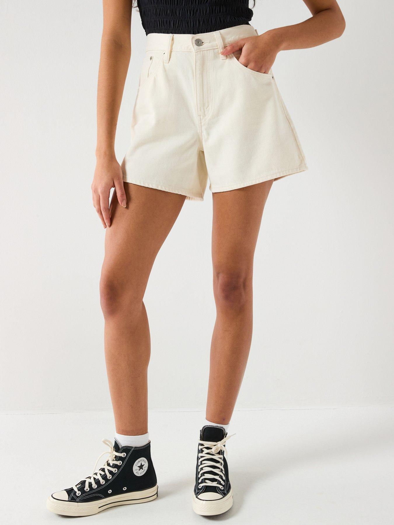 Levi's Cinch Mid-Thigh Short - White
