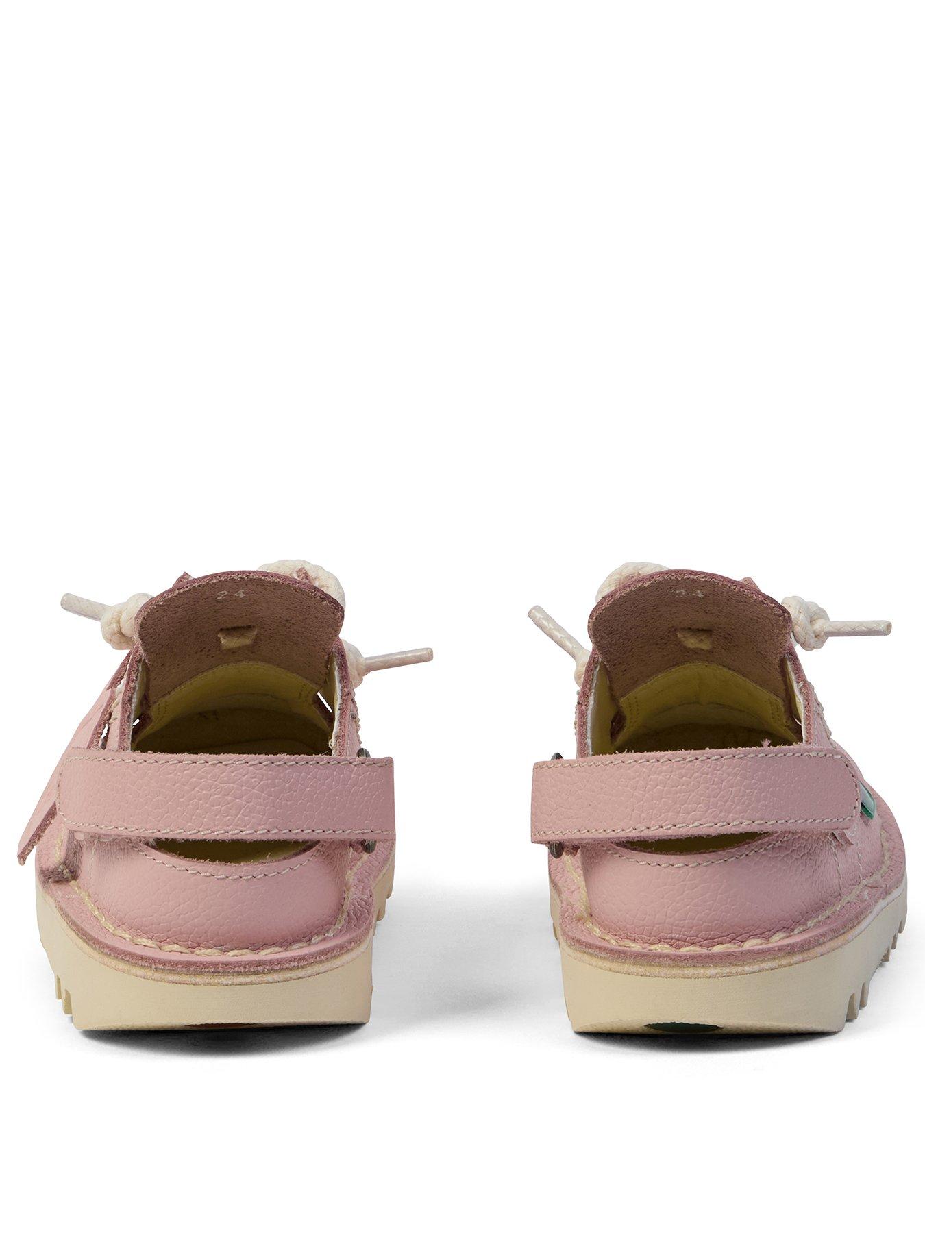 Image 3 of 6 of Kickers Kick Mule Leather Clog - Pink