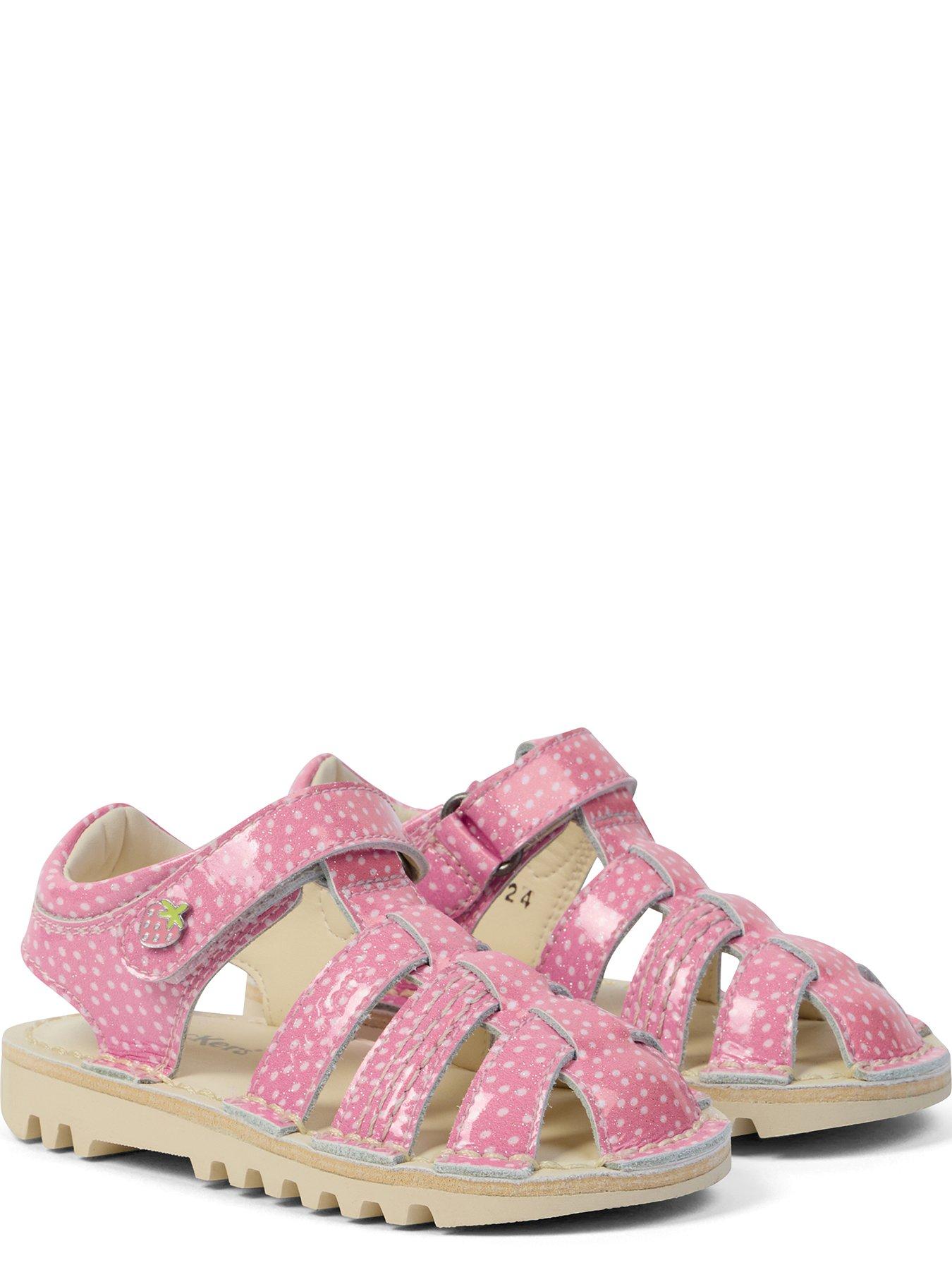 Image 5 of 5 of Kickers Kick Fruit Patent Leather Sandal - Pink