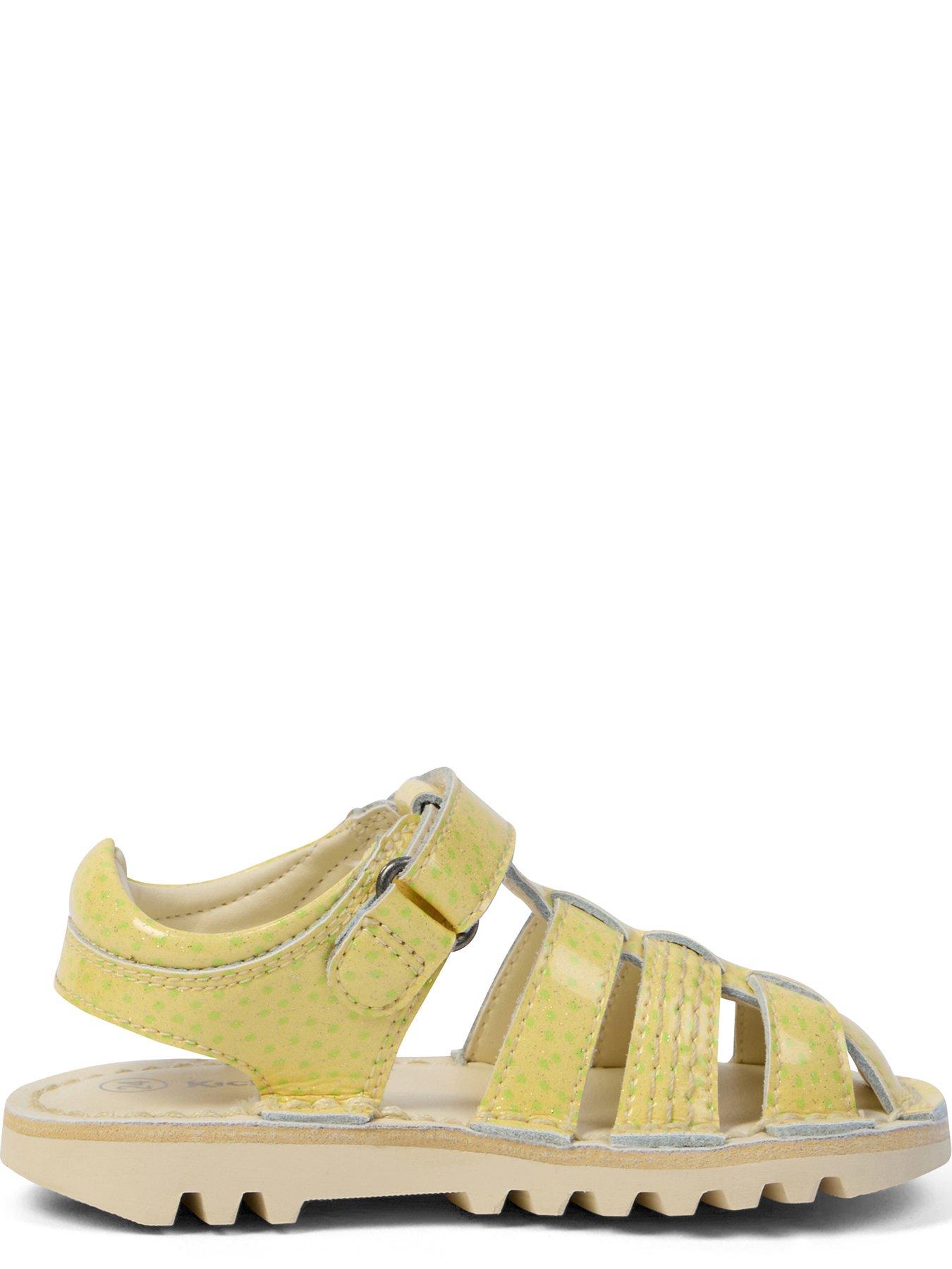 Image 5 of 6 of Kickers Kick Fruit Patent Leather Sandal - Yellow