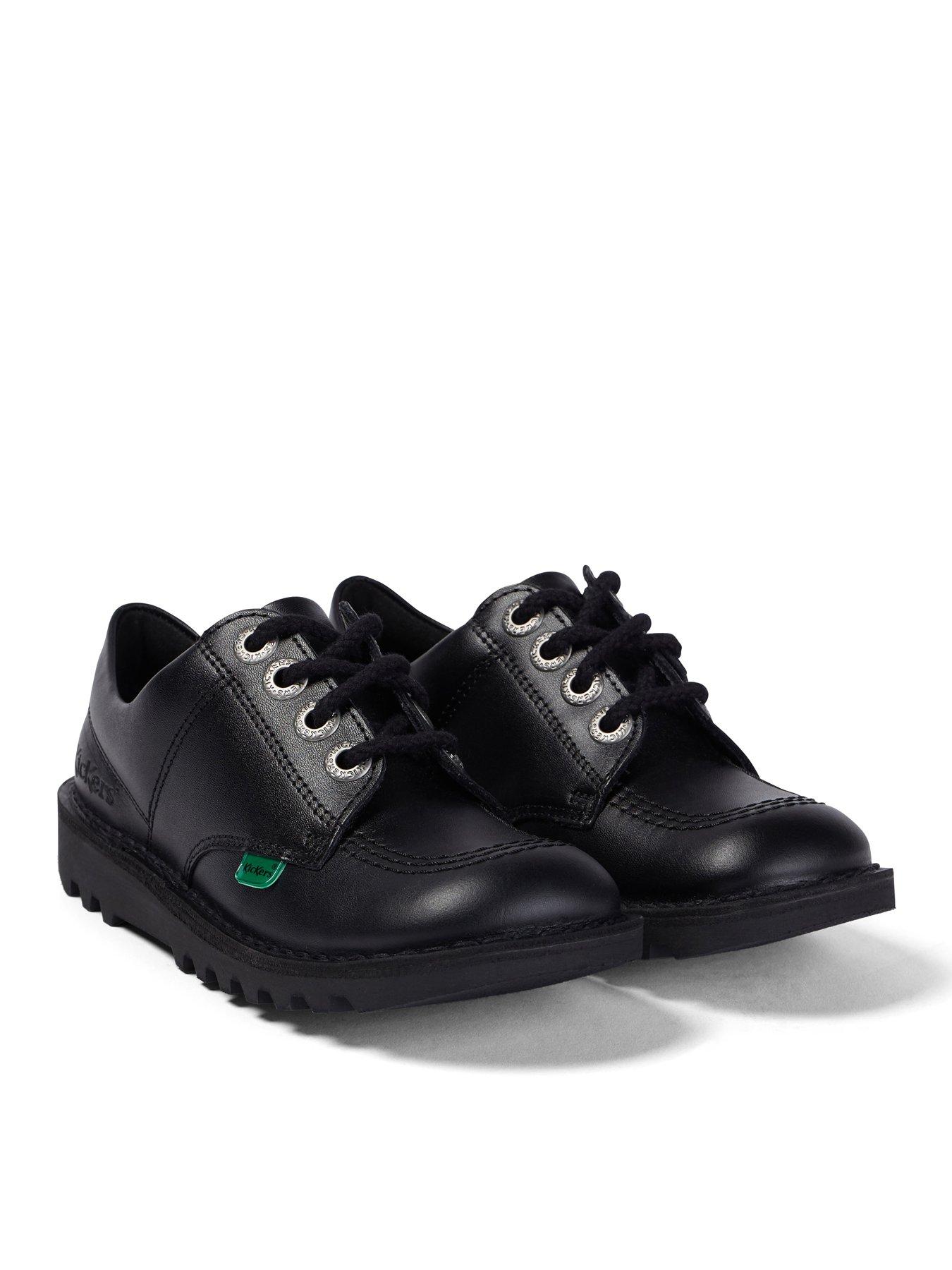 Image 6 of 7 of Kickers Junior Kick Lo Leather Shoe - Black