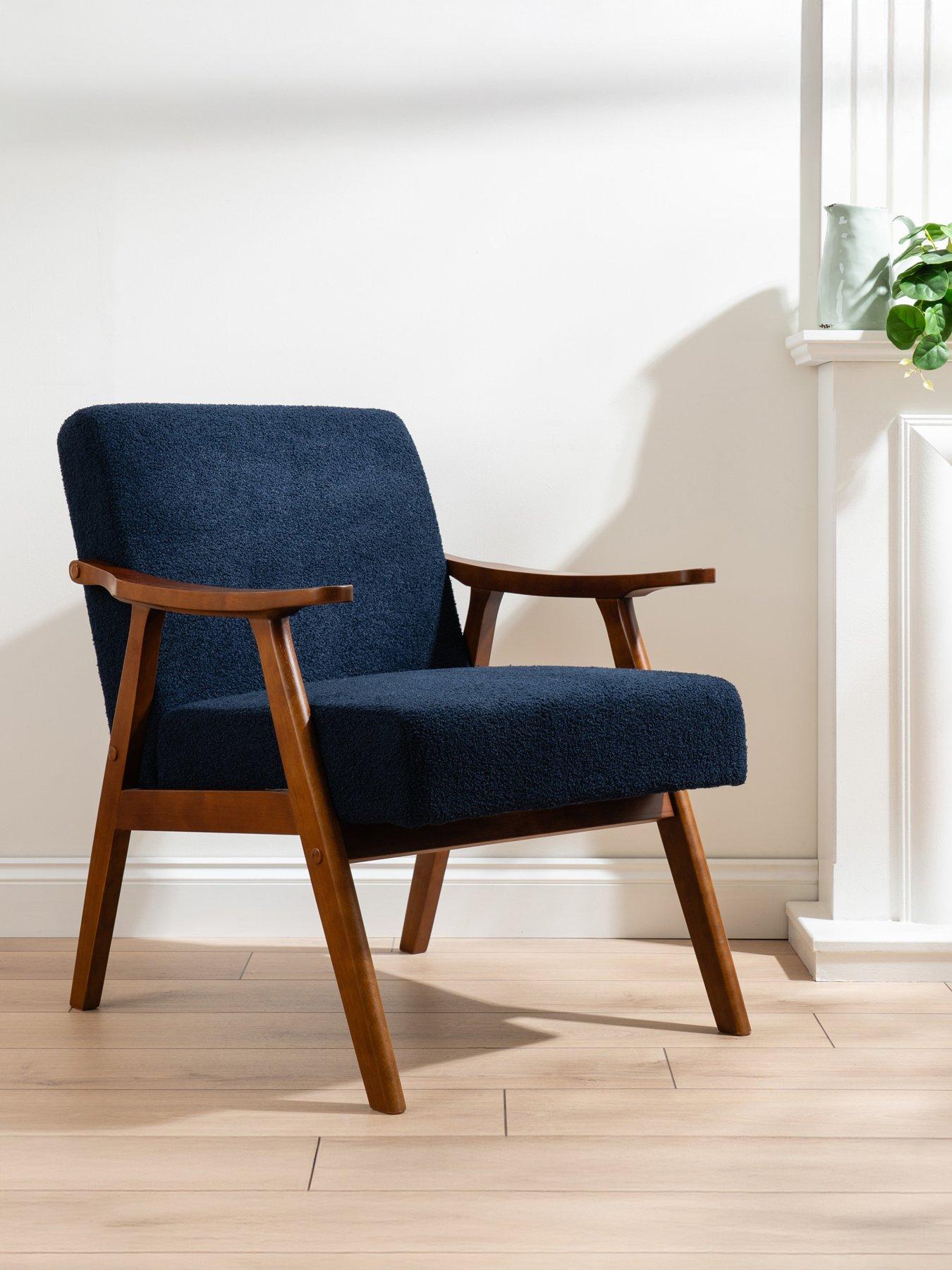 Scottish Everlastings River Boucle Chair - Navy