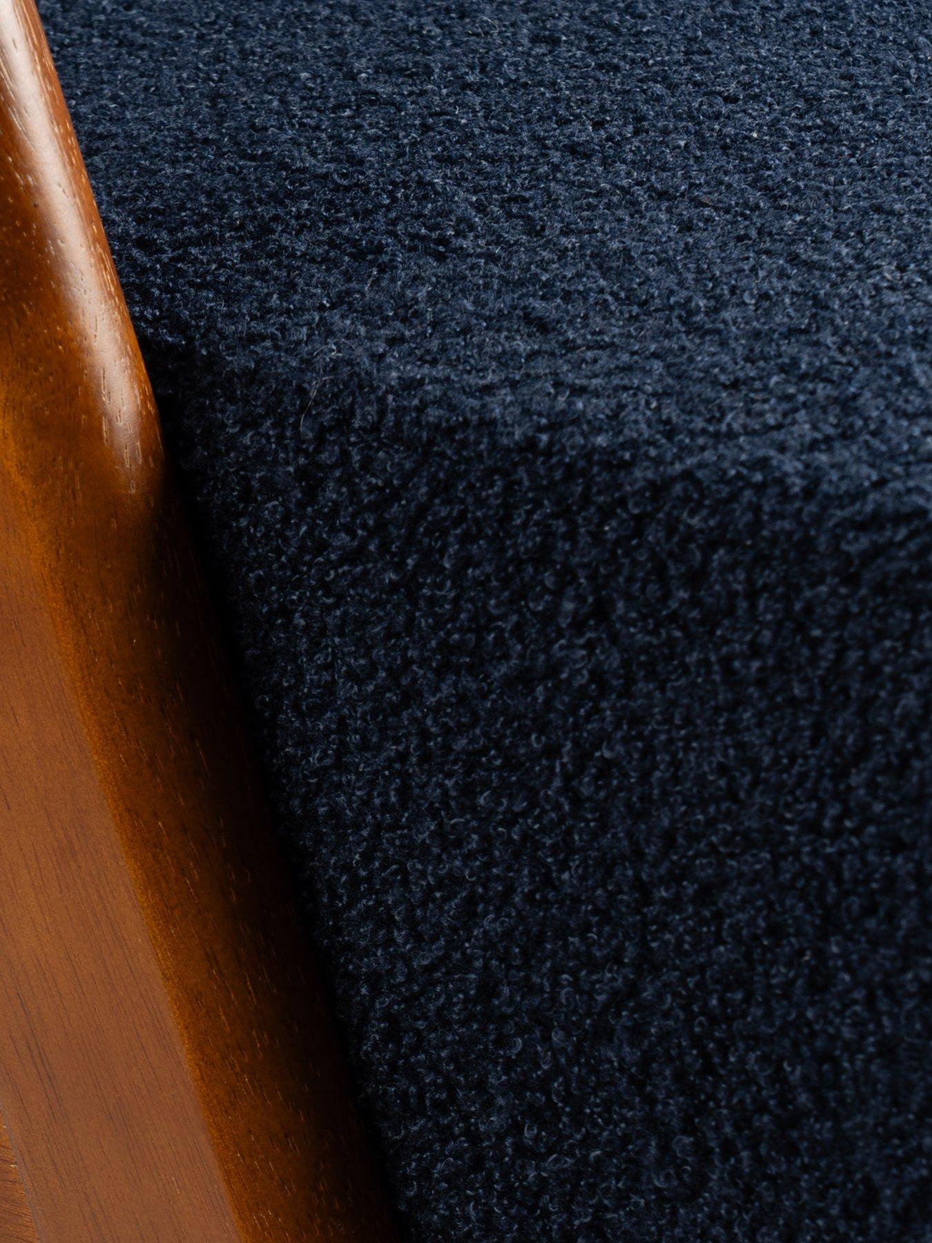  image of scottish-everlastings-river-boucle-chair-navy