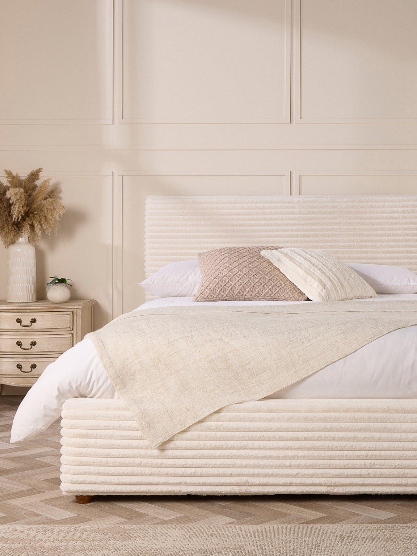 Image 1 of 5 of Aspire Willowford Ottoman Bed - Ivory