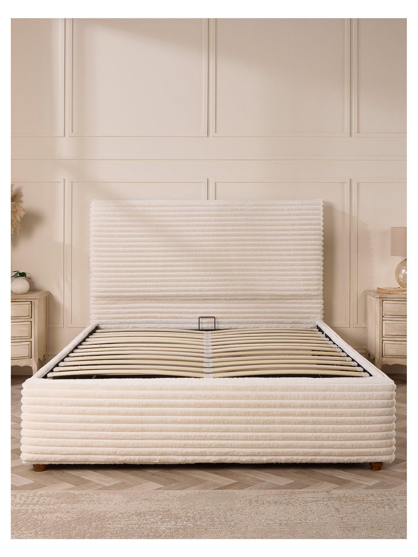 Image 5 of 5 of Aspire Willowford Ottoman Bed - Ivory