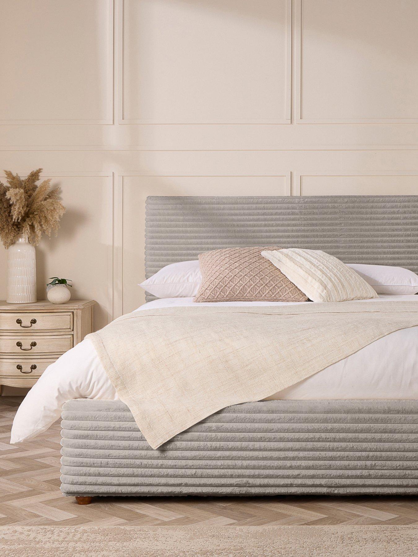 Aspire Willowford Ottoman Bed - Silver