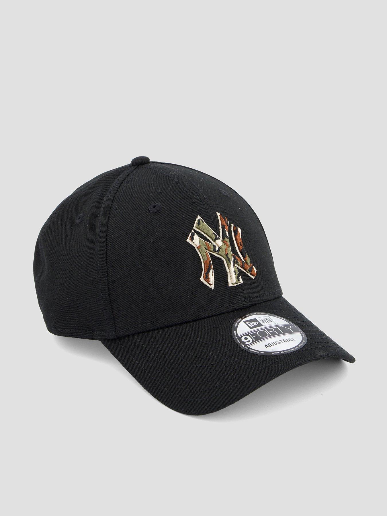 New Era New Era Outline Camo 9forty Cap - Black