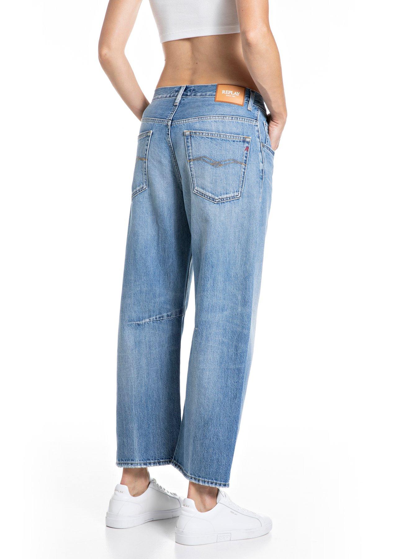 stillFront image of replay-janie-barrel-jean-blue
