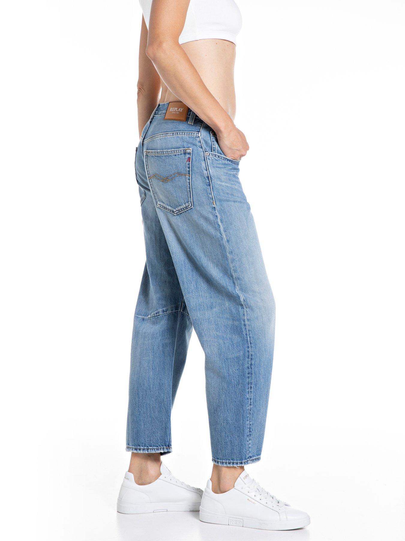 Image 3 of 3 of Replay Barrel Jean