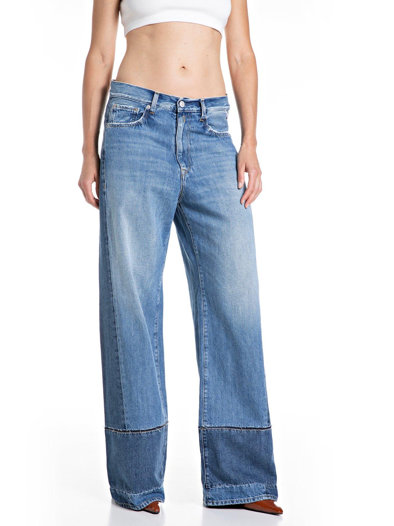 Replay Wide Leg Jean