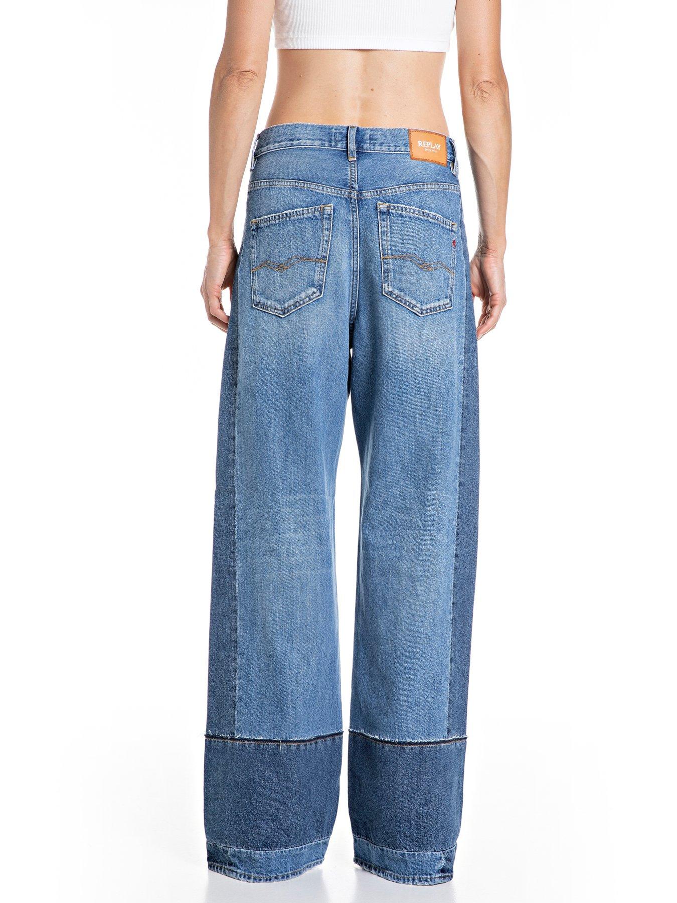 Image 2 of 3 of Replay Wide Leg Jean