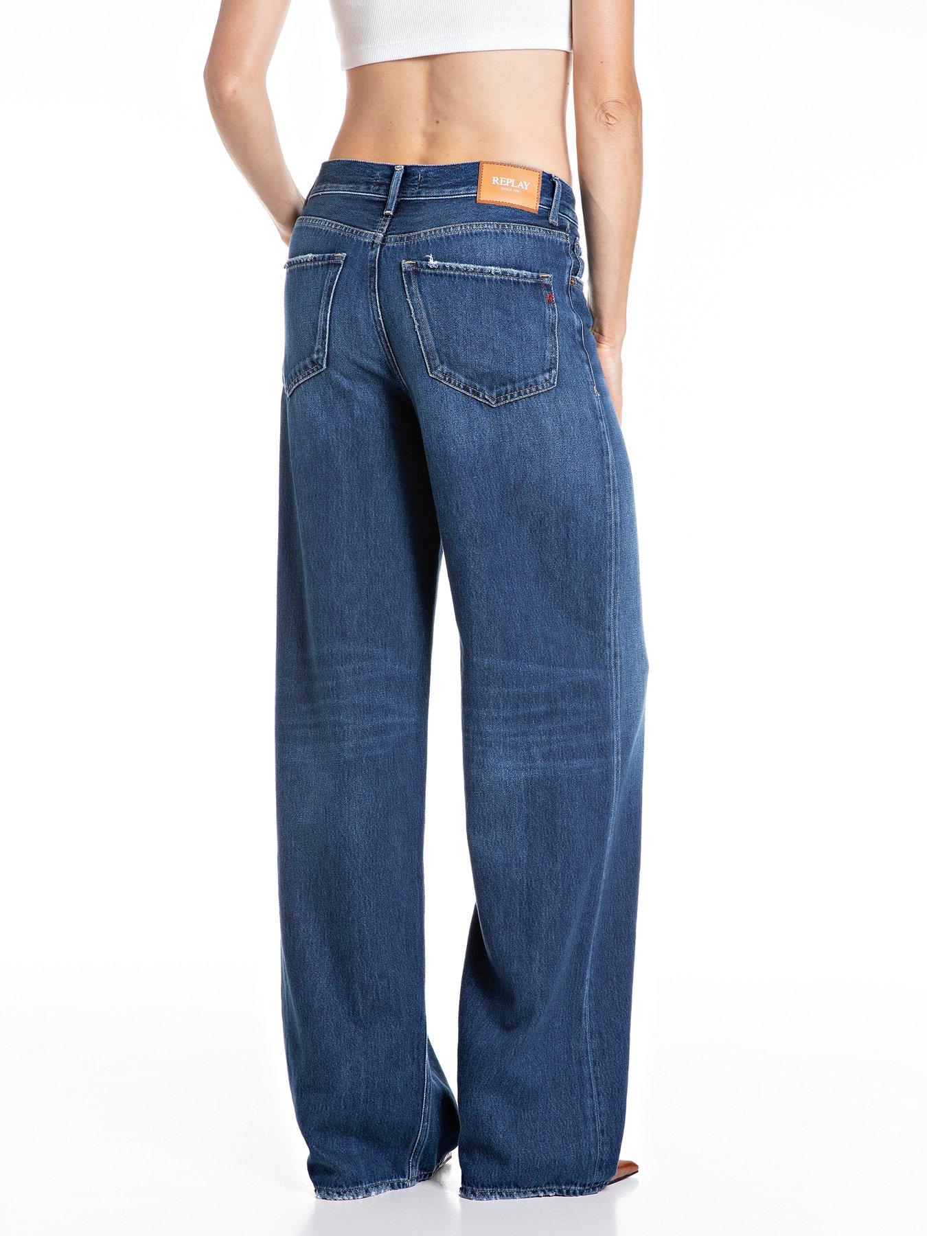 Image 2 of 3 of Replay Wide Leg Jean