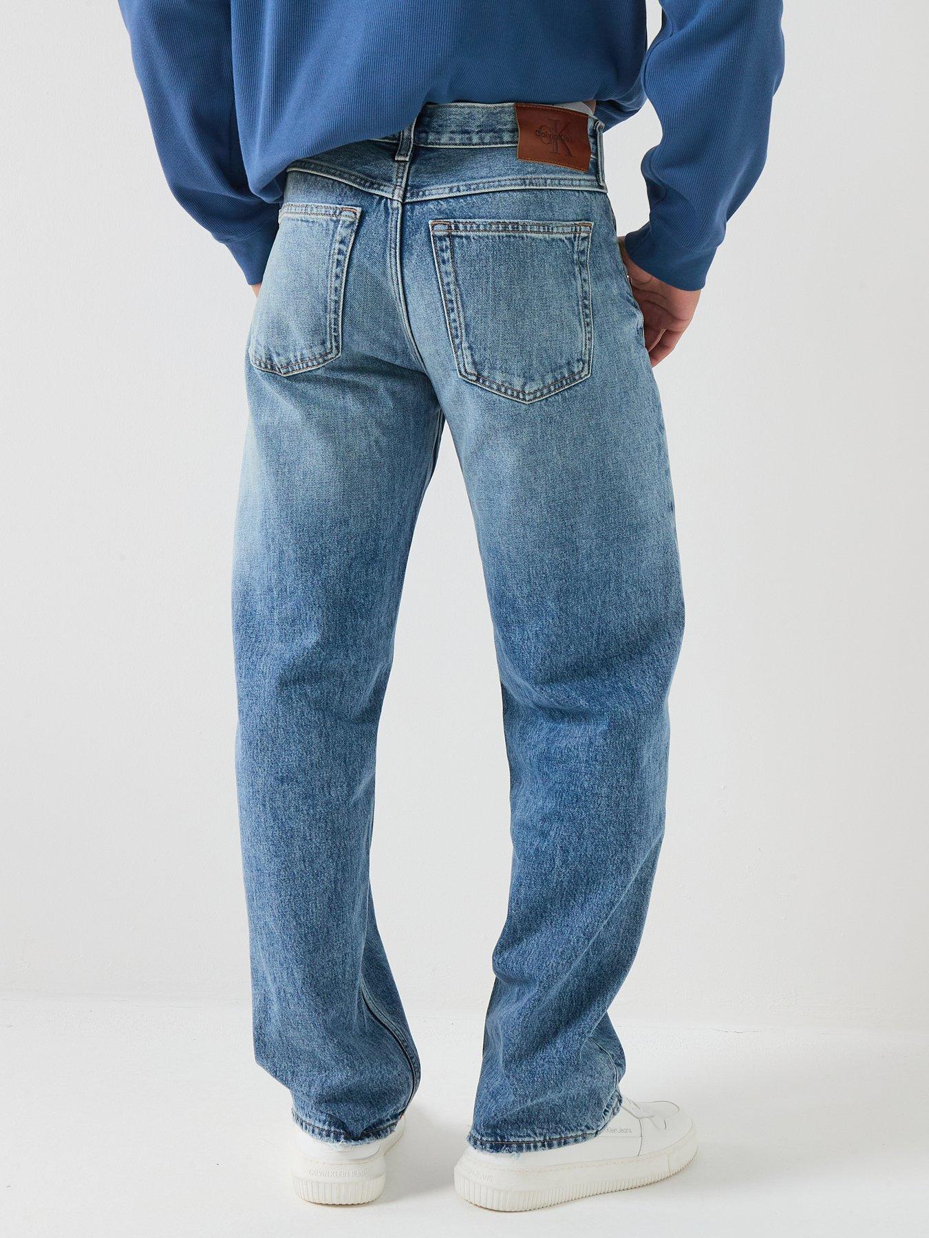 Image 2 of 5 of Calvin Klein Jeans 90s Straight Fit - Blue