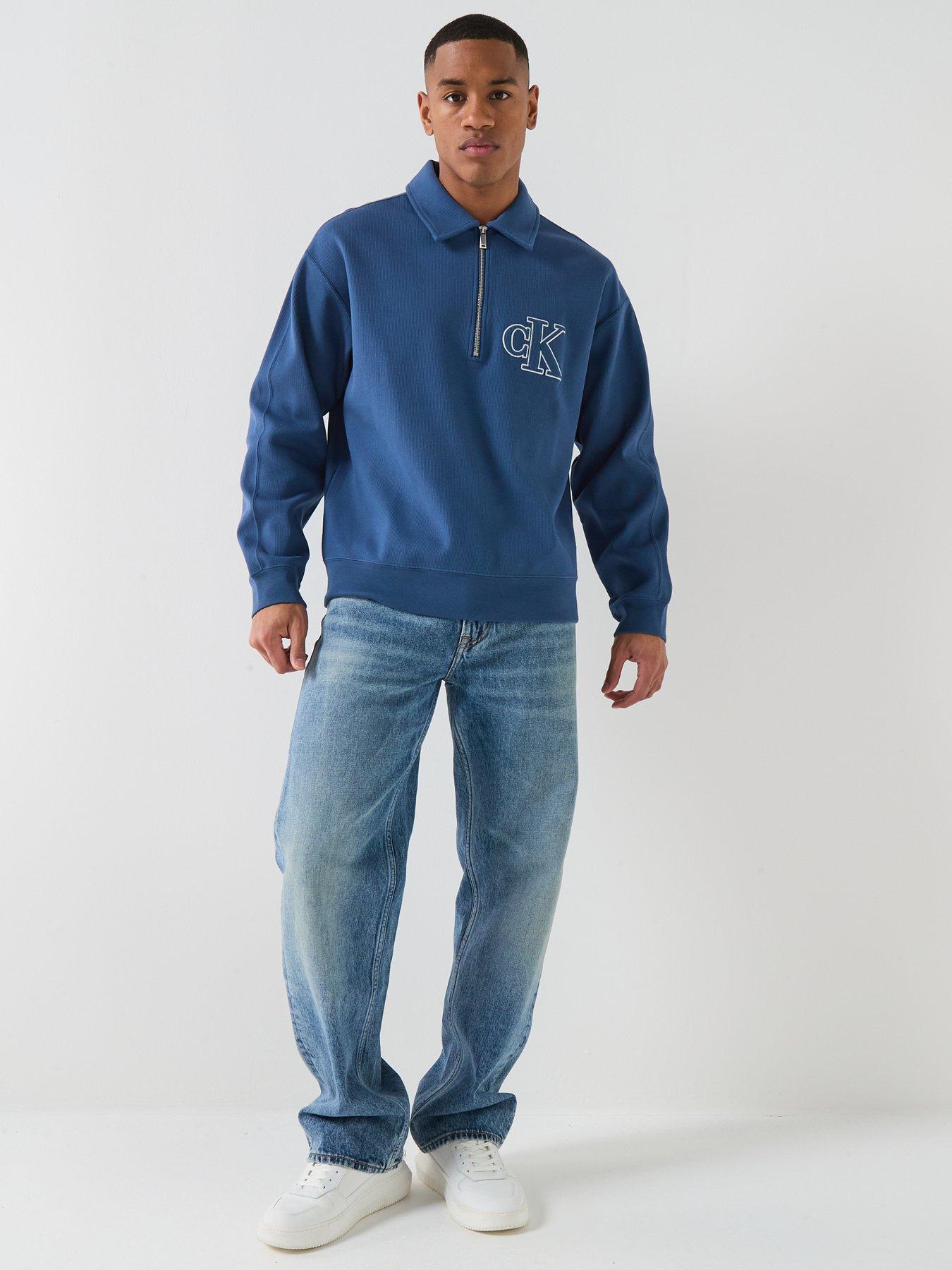 Image 3 of 5 of Calvin Klein Jeans 90s Straight Fit - Blue