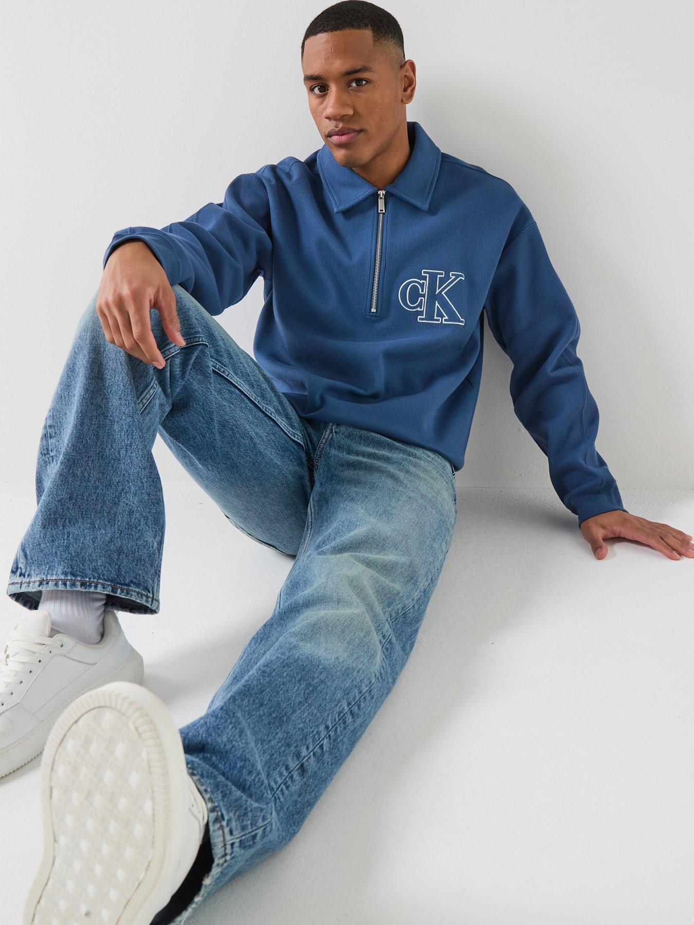 Image 4 of 5 of Calvin Klein Jeans 90s Straight Fit - Blue