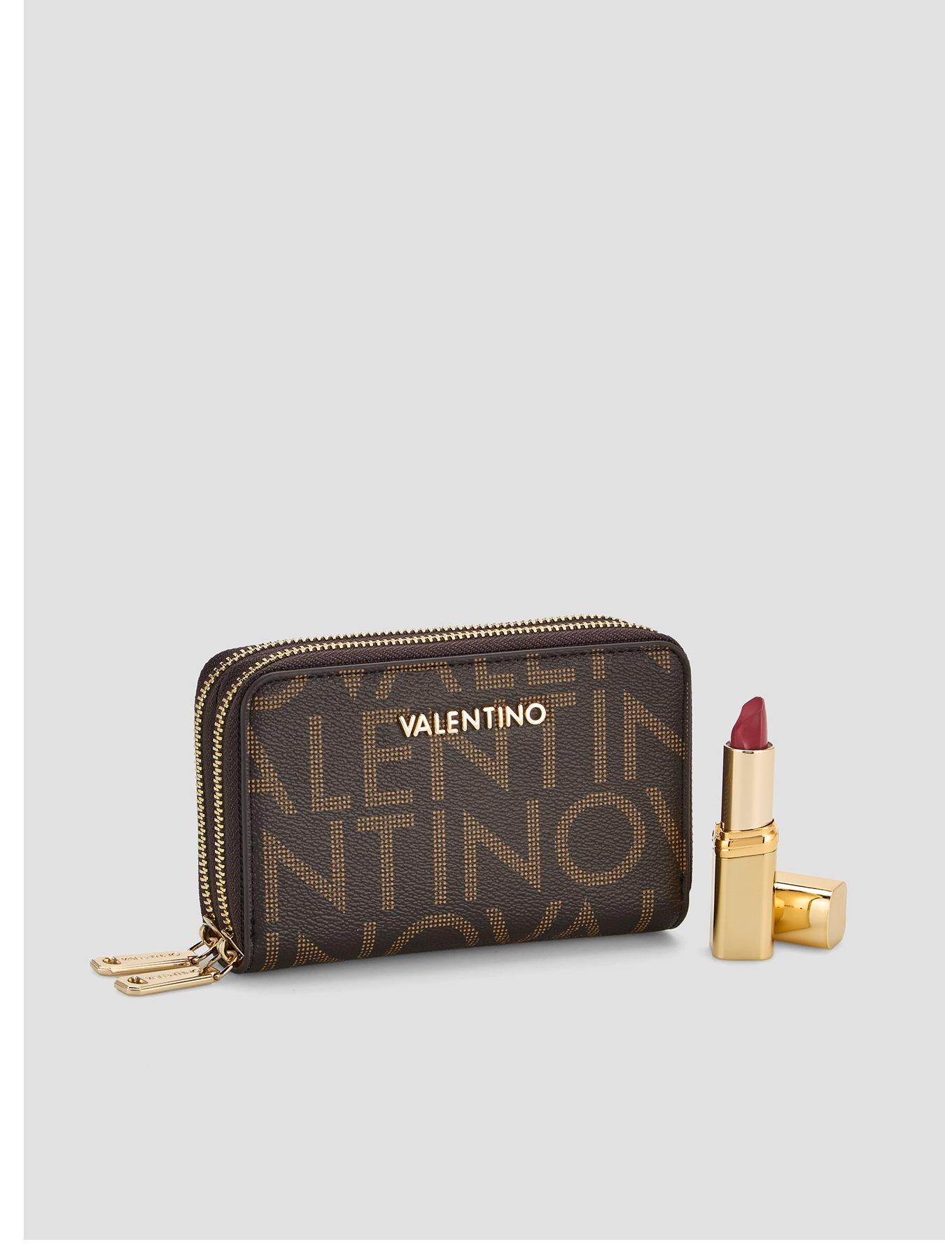 Valentino Regina Re Zip Around Wallet - Brown