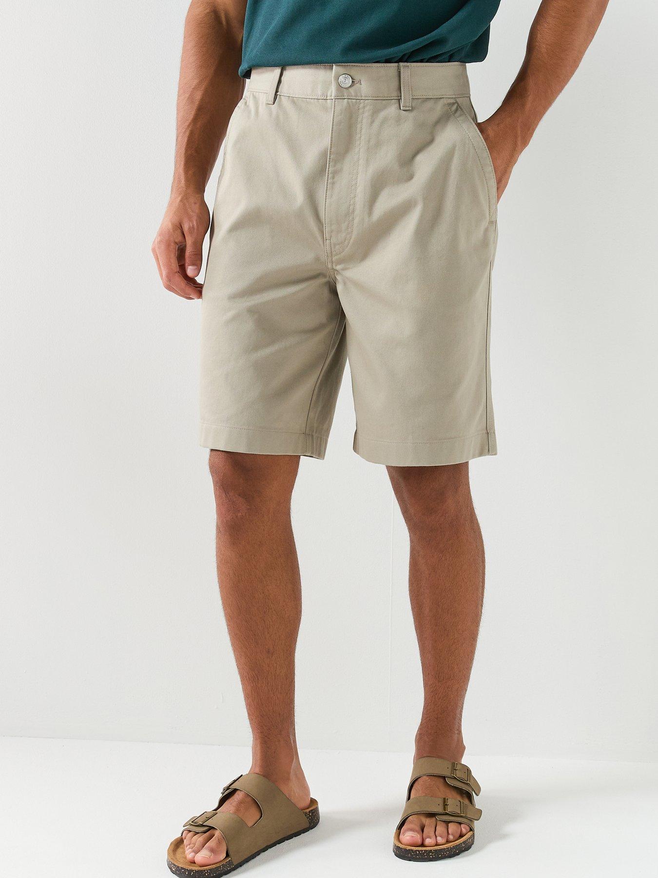 Calvin Klein Jeans 90s Relaxed Pleated Chino Short - Vintage Khaki