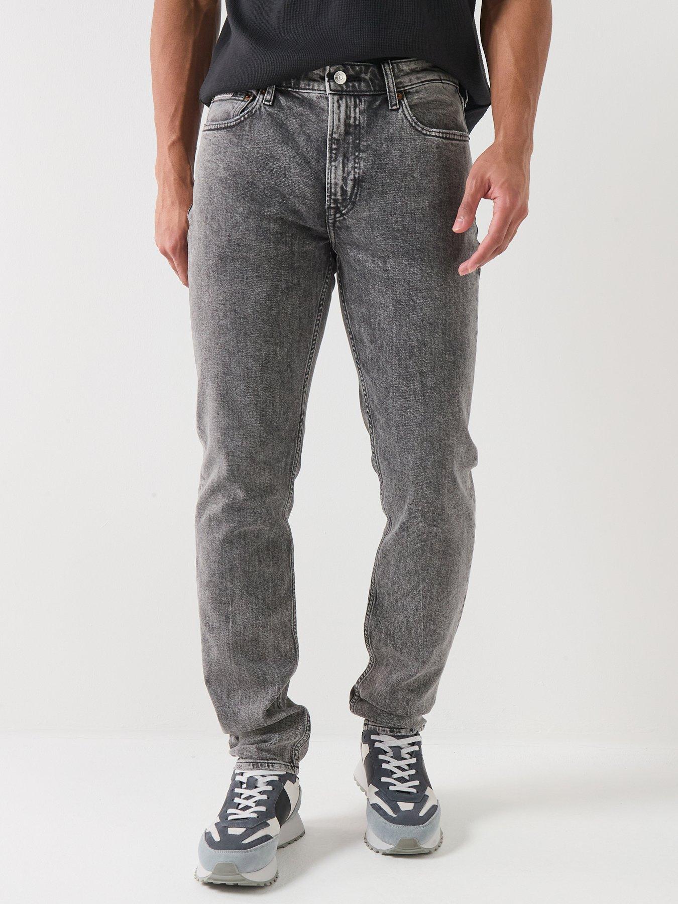  image of calvin-klein-jeans-slim-taper-fit-grey