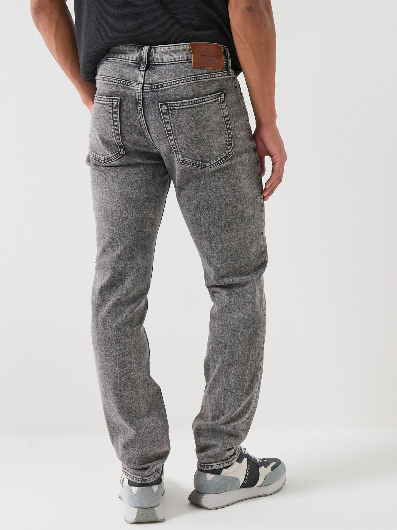  image of calvin-klein-jeans-slim-taper-fit-grey