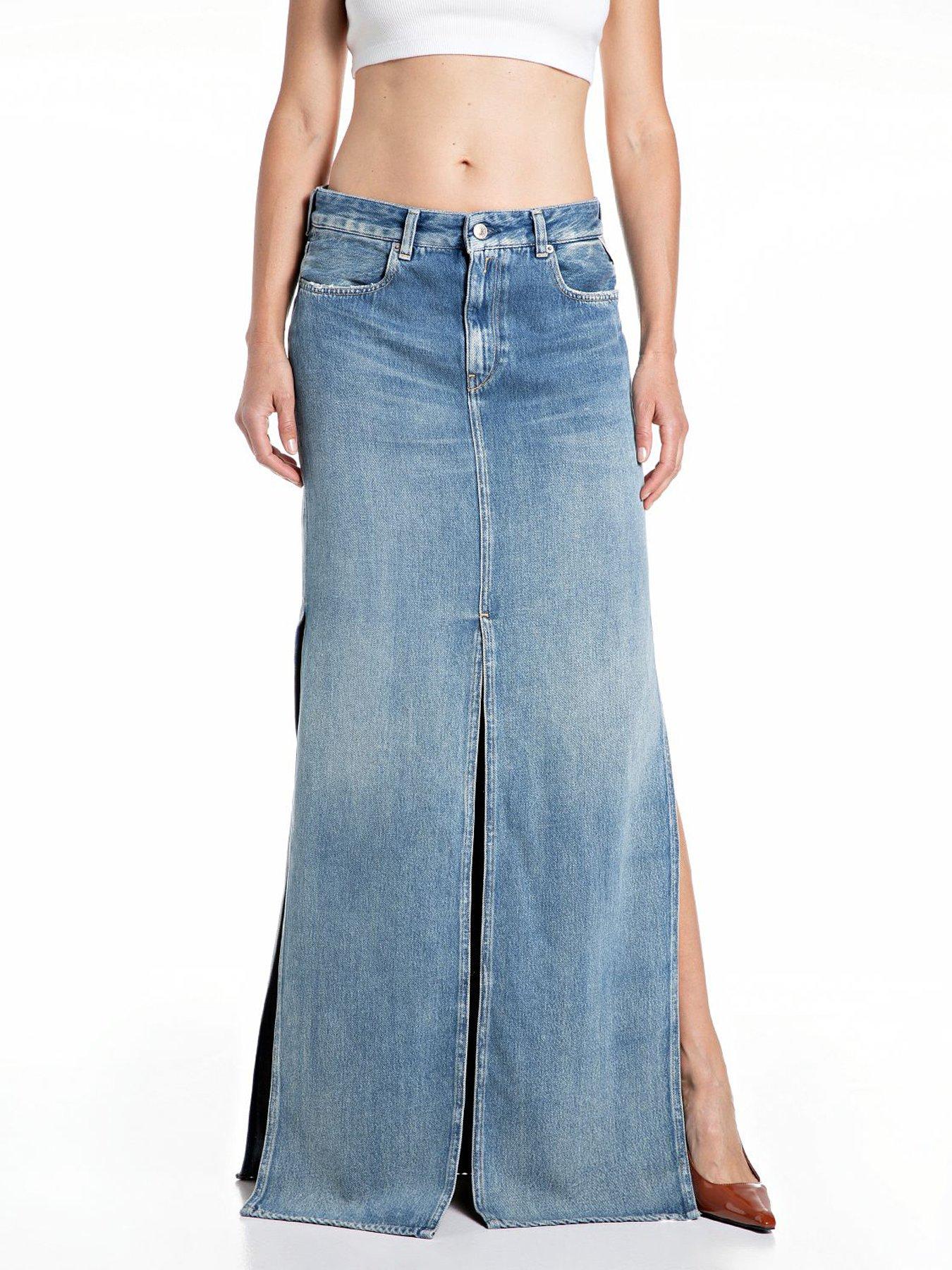 Replay Denim Skirt - Light Blue