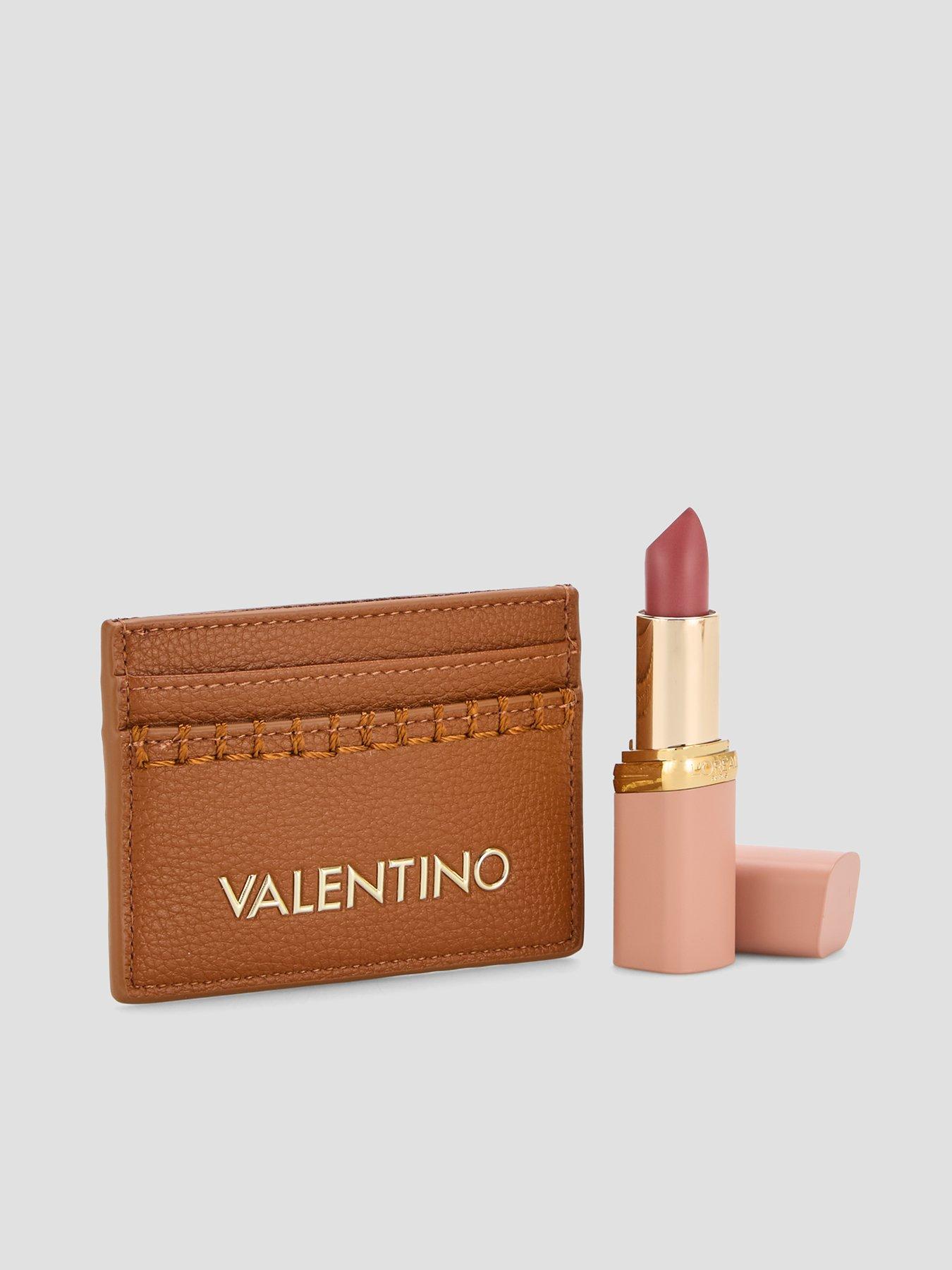 Valentino Aleksandra Credit Card Case - Brown