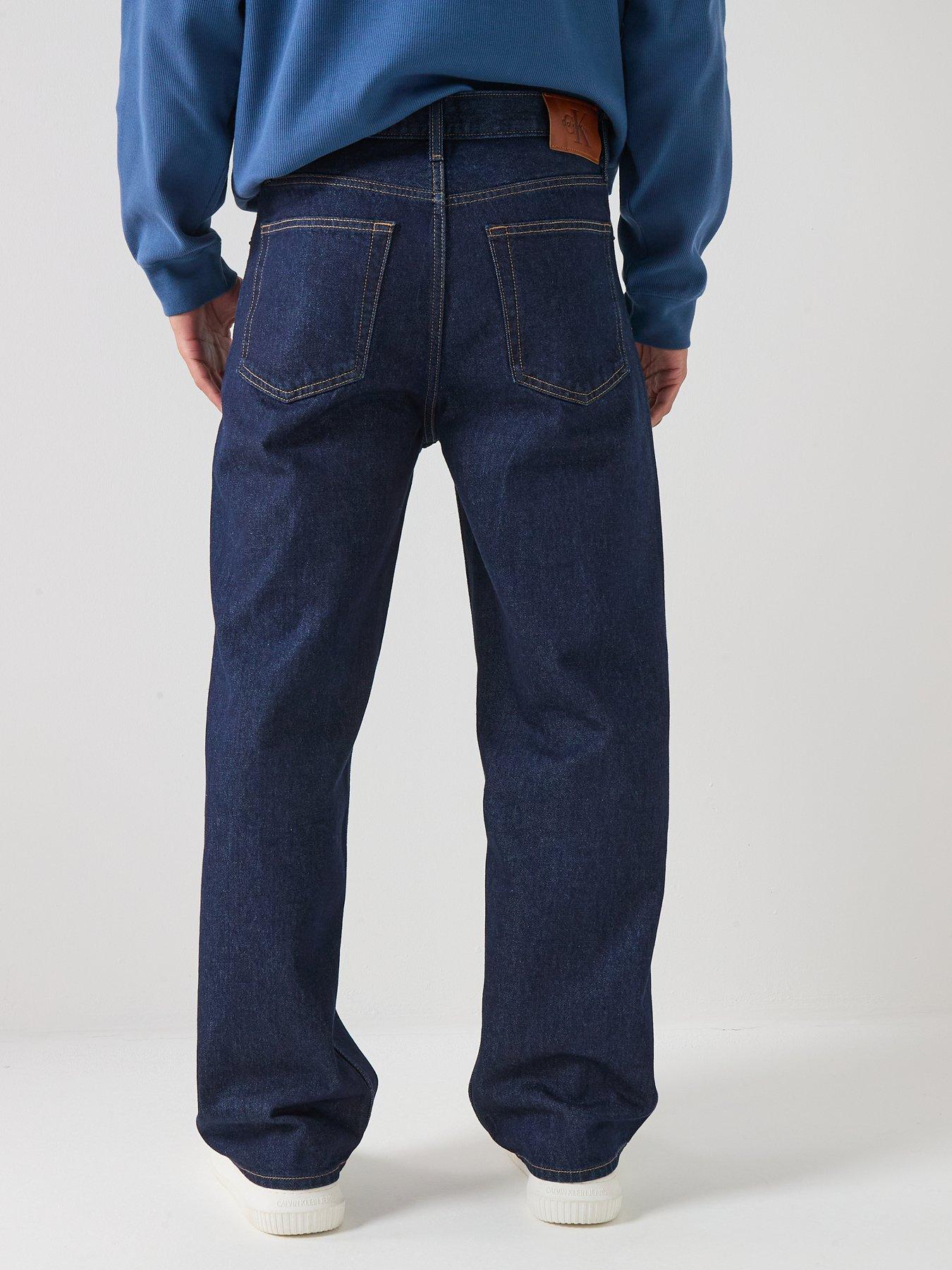 Image 2 of 6 of Calvin Klein Jeans Baggy Fit - Dark Blue