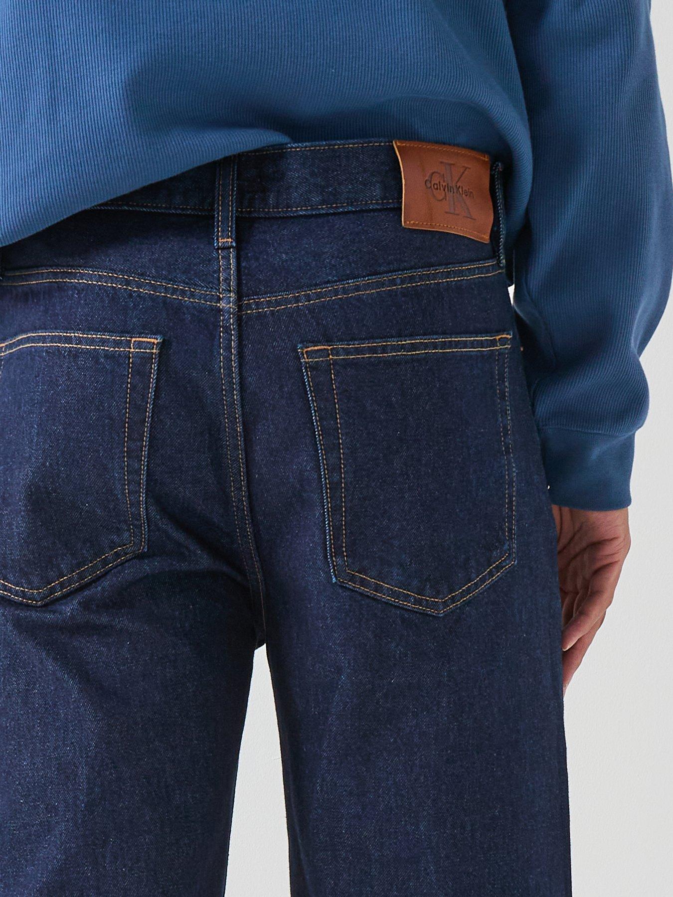Image 4 of 6 of Calvin Klein Jeans Baggy Fit - Dark Blue