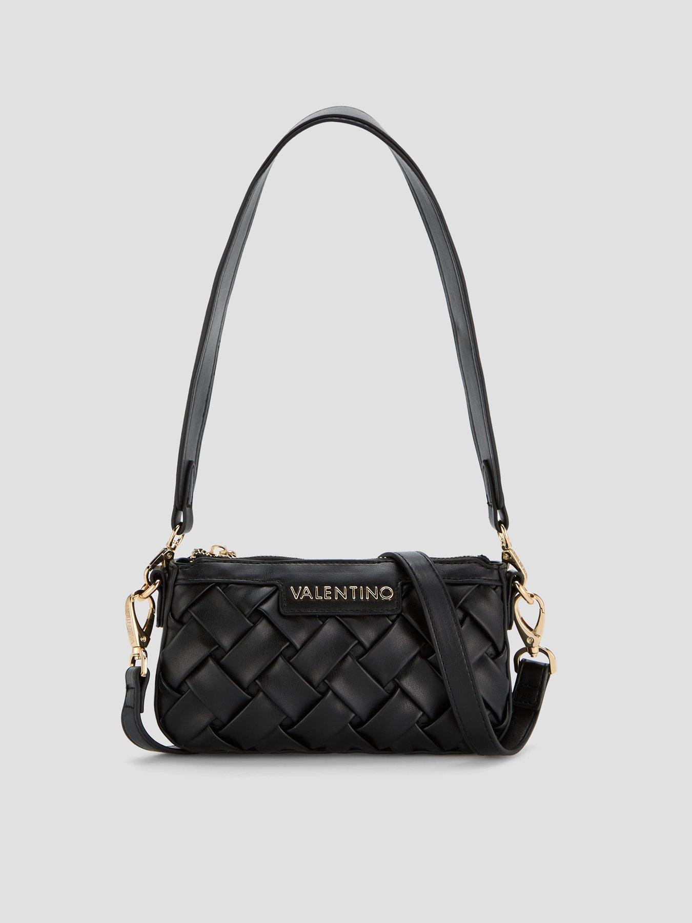 back image of valentino-ennis-shoulder-bag-black