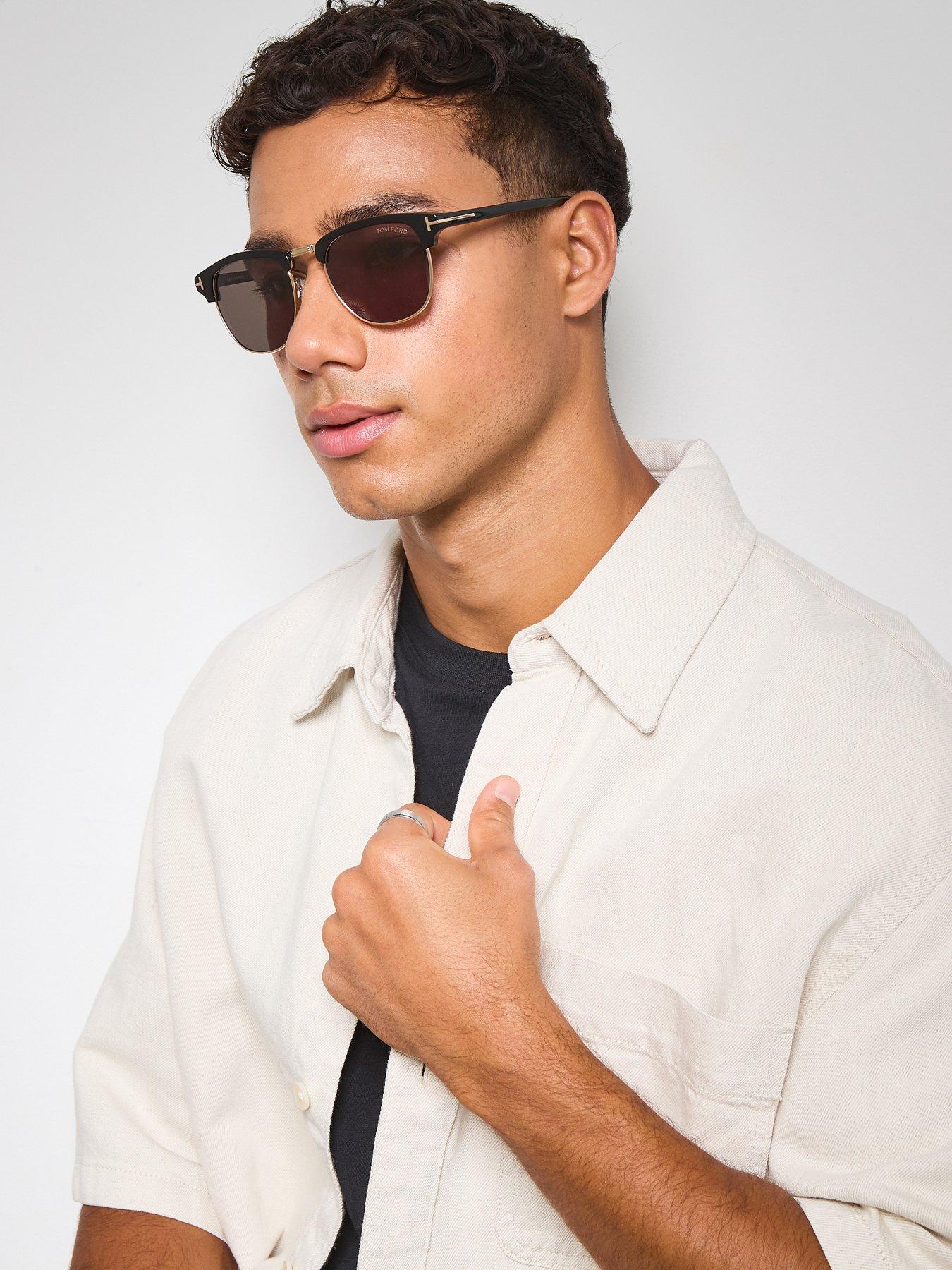  image of tom-ford-henry-sunglasses-black