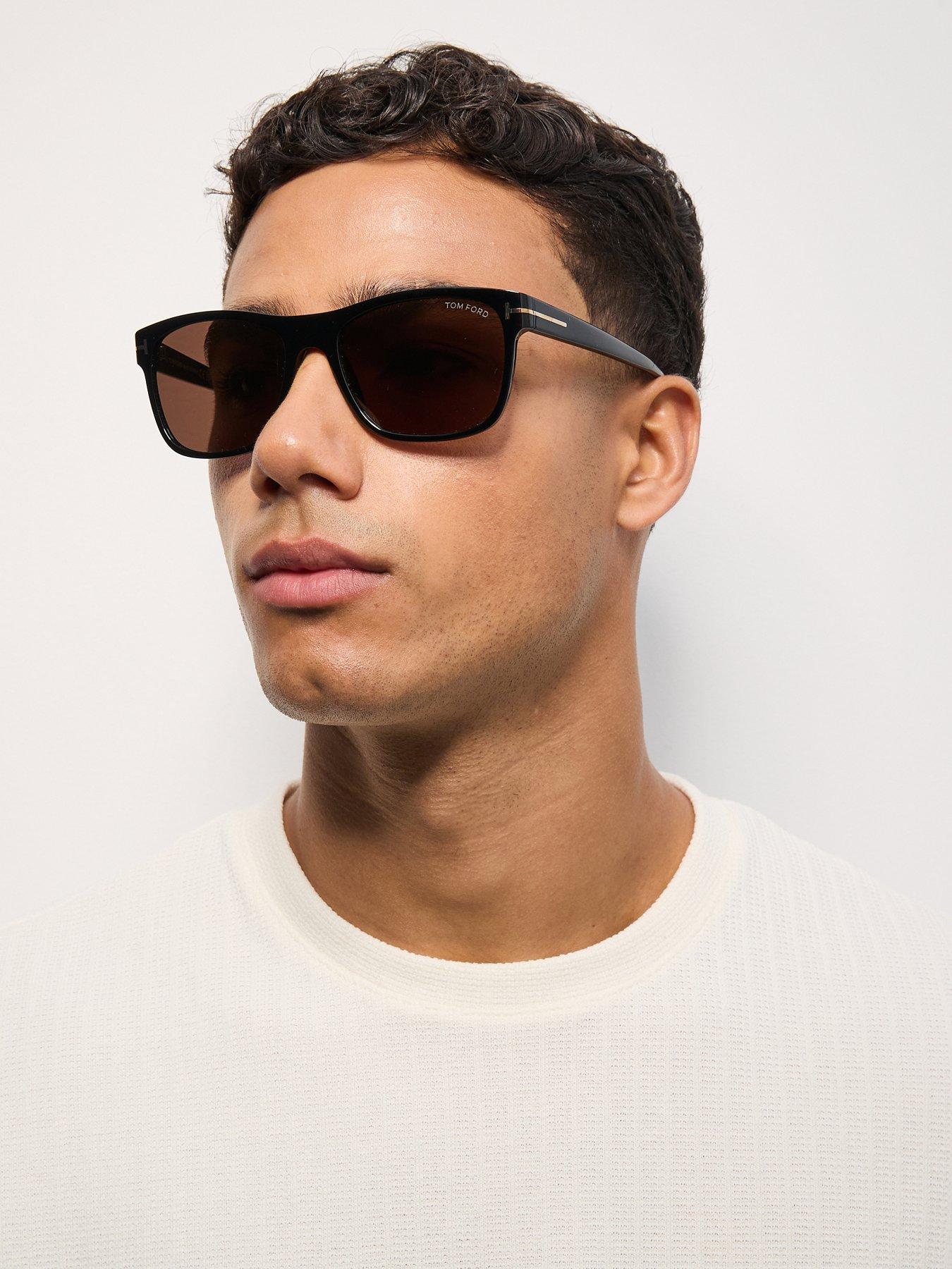 Image 1 of 7 of Tom Ford Giulio Sunglasses - Black