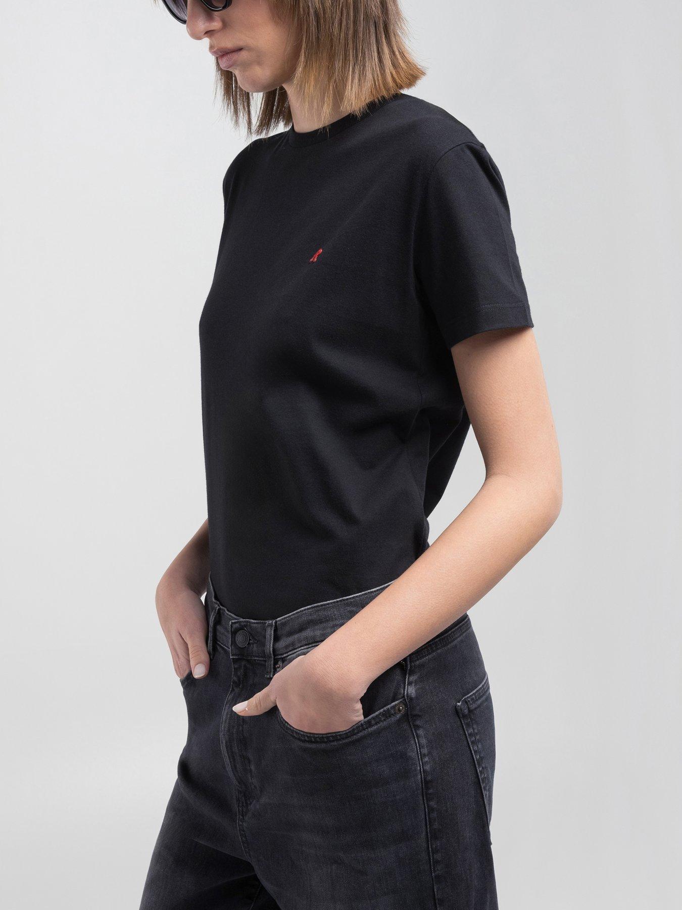  image of replay-short-sleeve-t-shirt-black