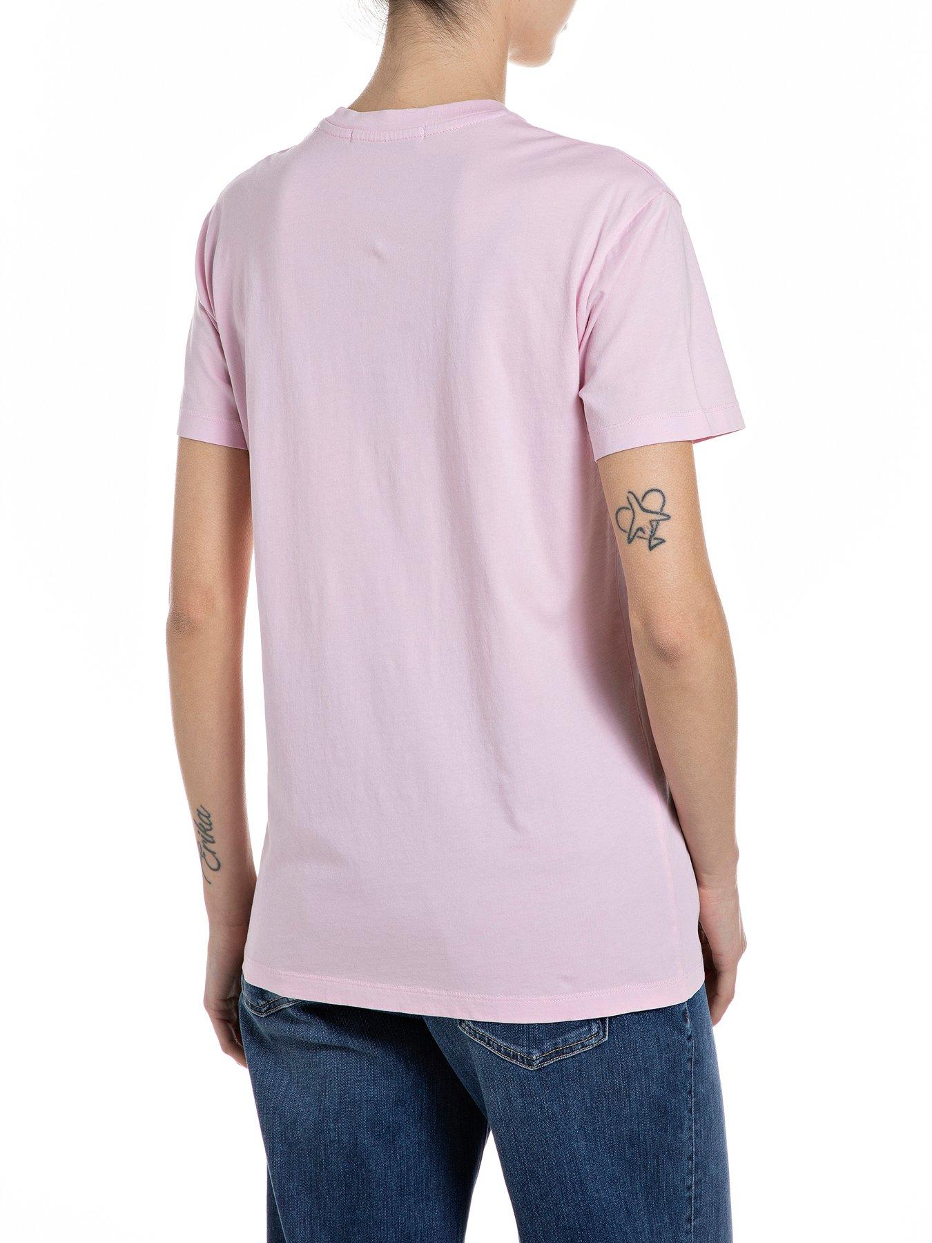 stillFront image of replay-logo-t-shirt