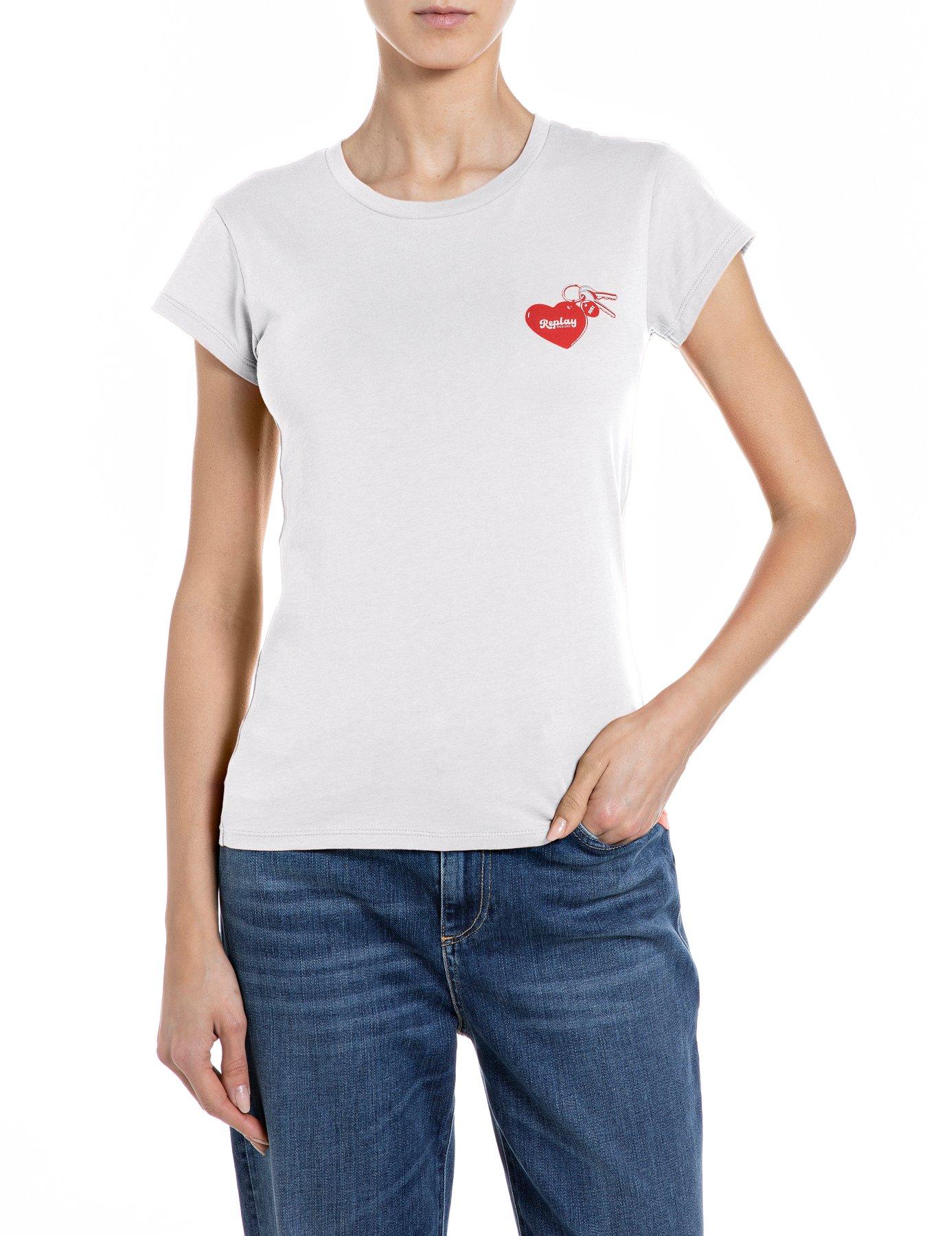 Replay Heart Logo T-shirt