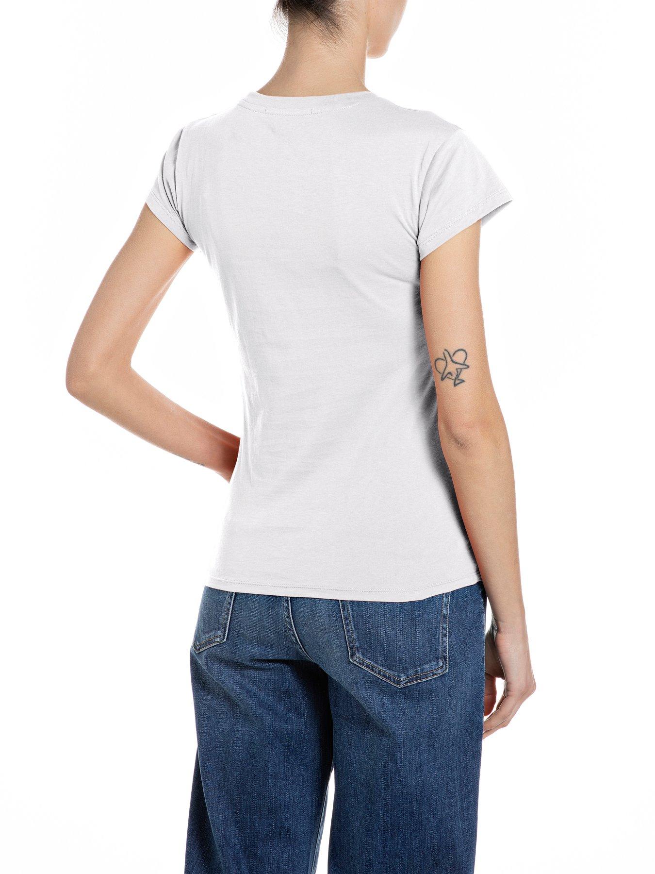  image of replay-heart-logo-t-shirt-white
