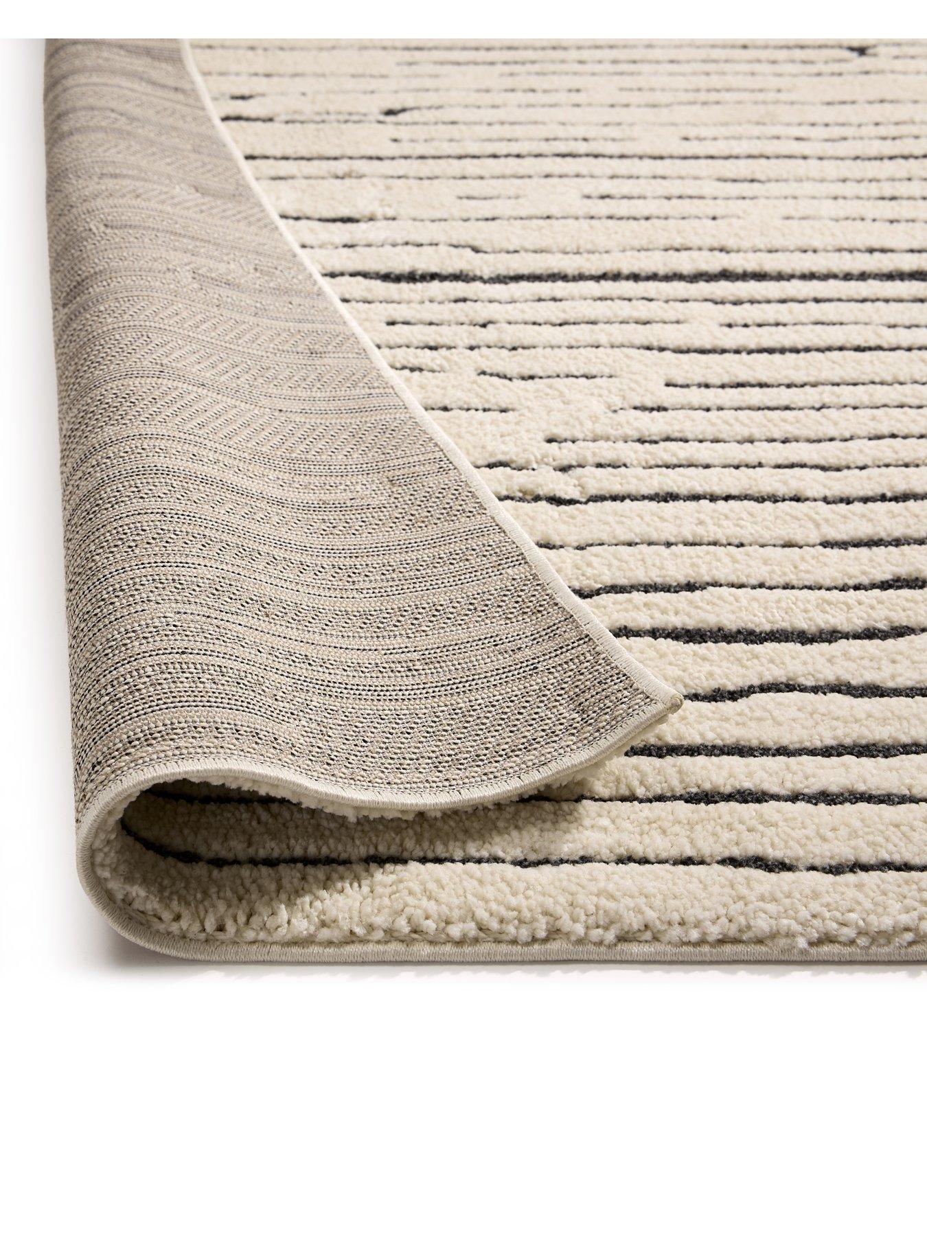 Image 3 of 6 of The Very Collection Woodweave&nbsp;Rug - Ivory/Charcoal