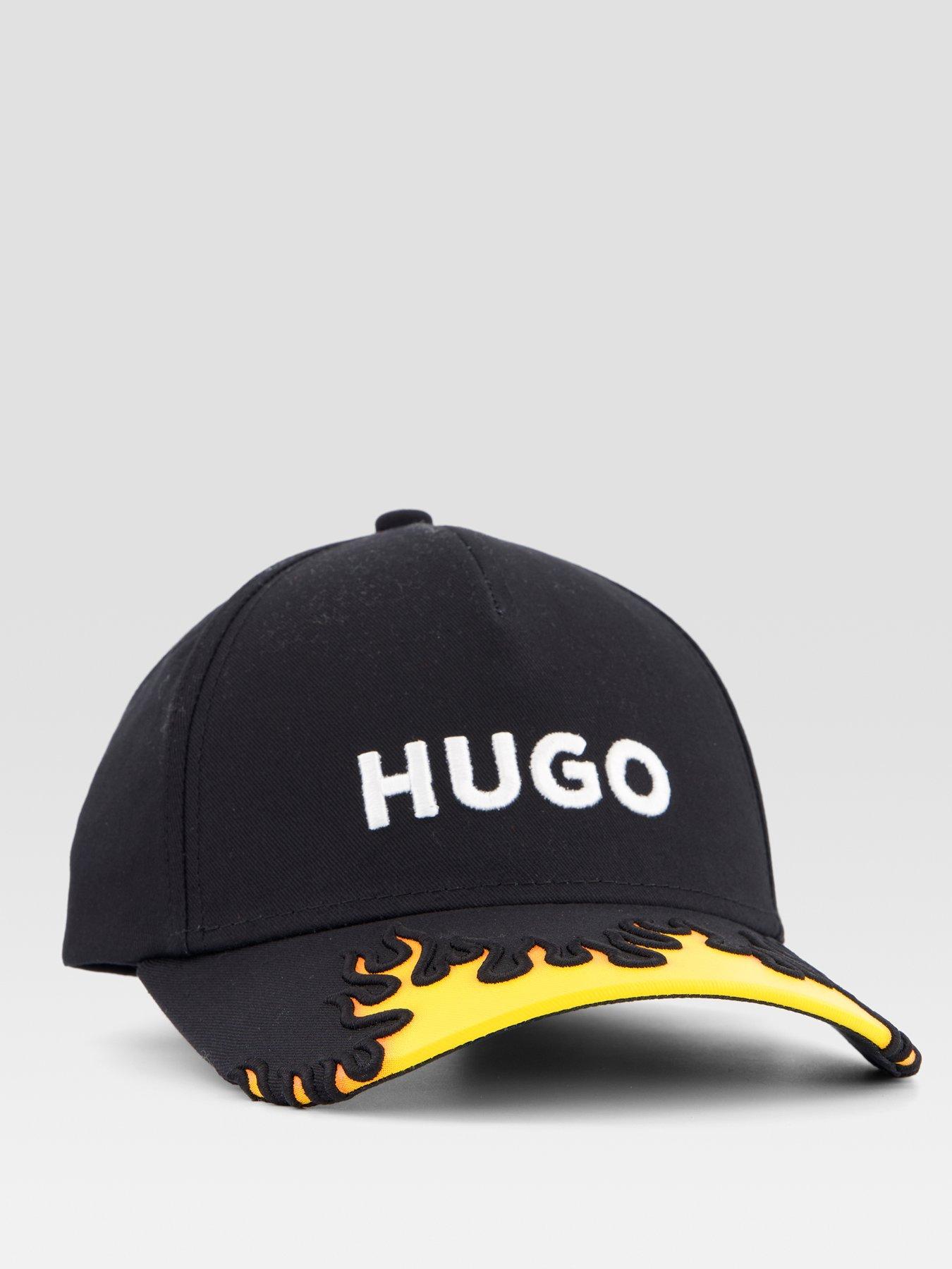  image of hugo-jad-flame-baseball-cap-black