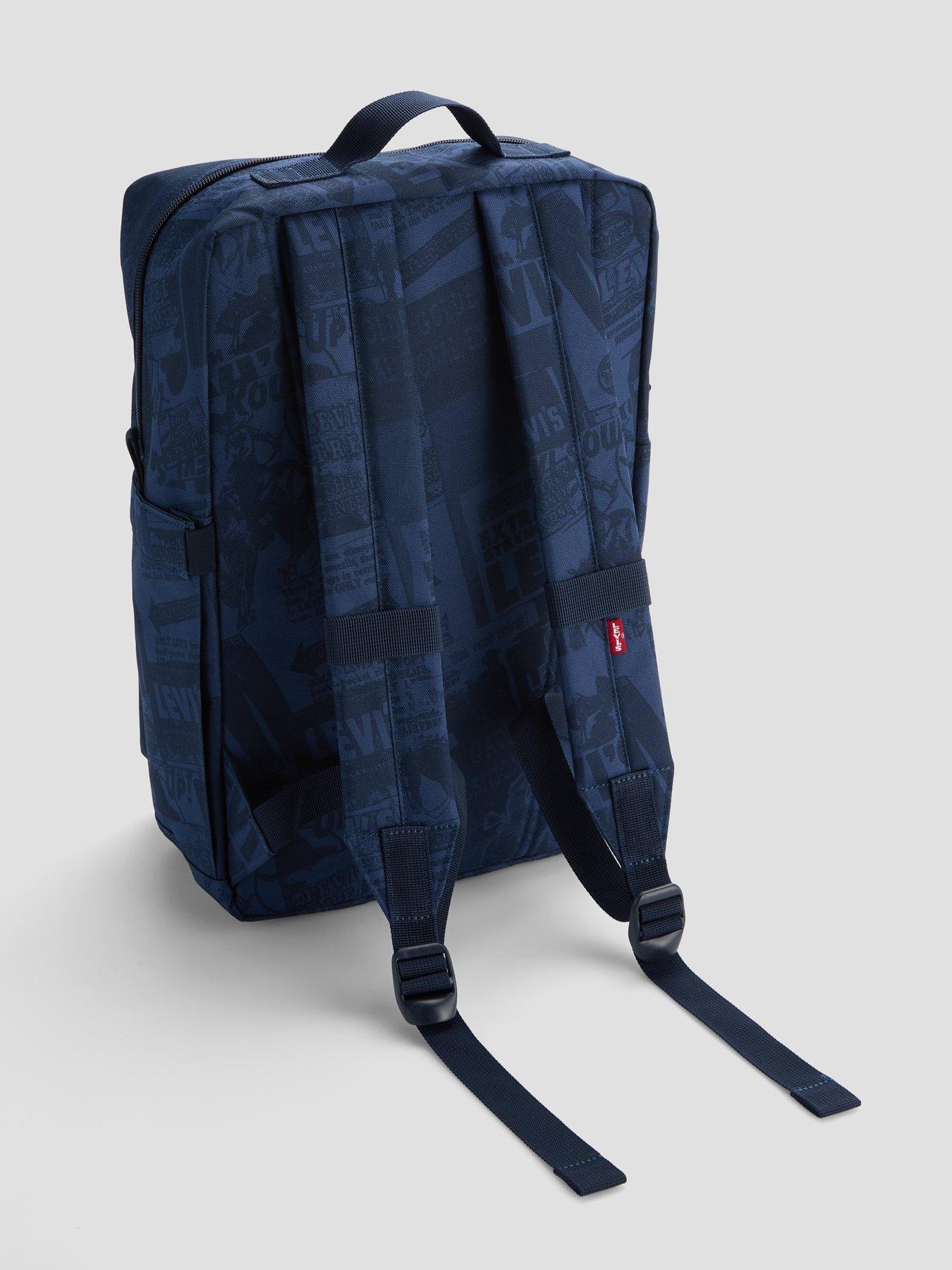  image of levis-heritage-print-l-pack-standard-issue-backpack-vintage-indigo