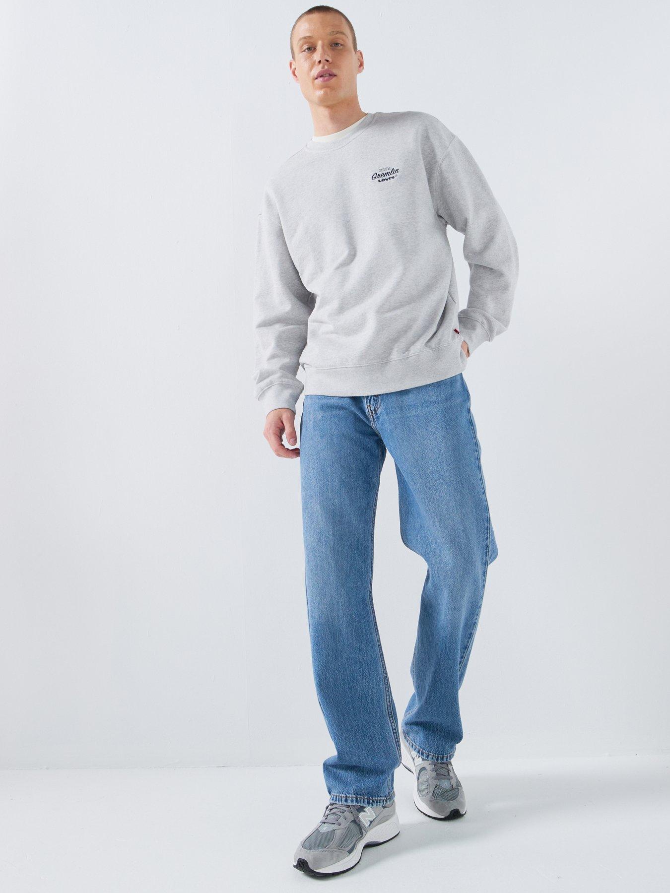  image of levis-back-graphic-relaxed-fit-crew-sweat-light-grey