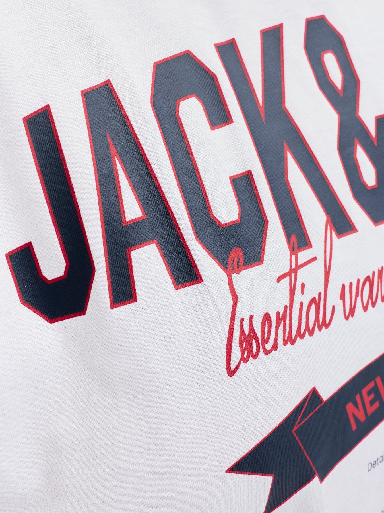  image of jack-jones-plus-logo-t-shirt-white
