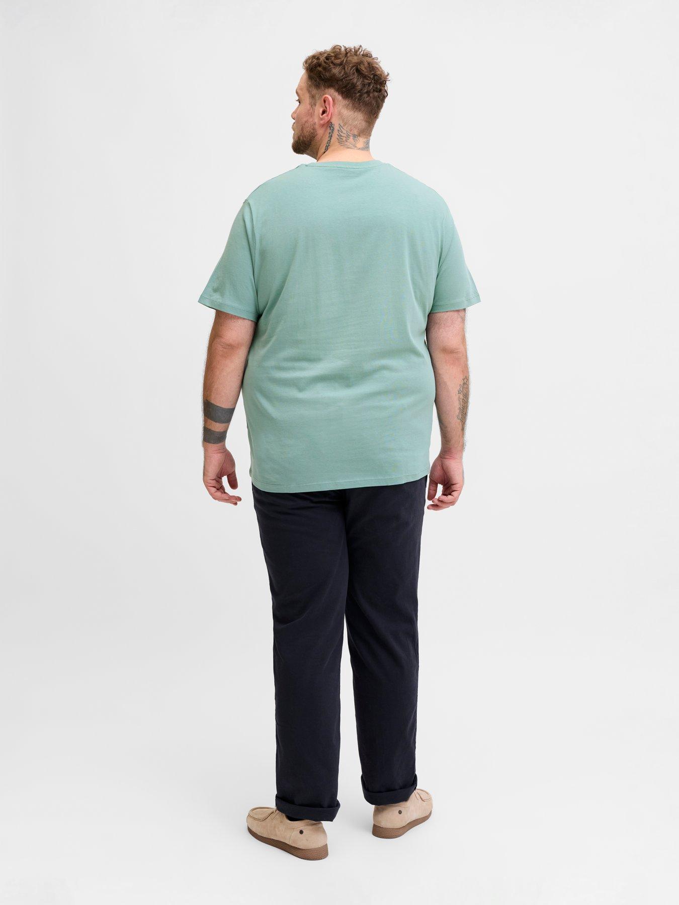 image of jack-jones-plus-logo-t-shirt-aqua