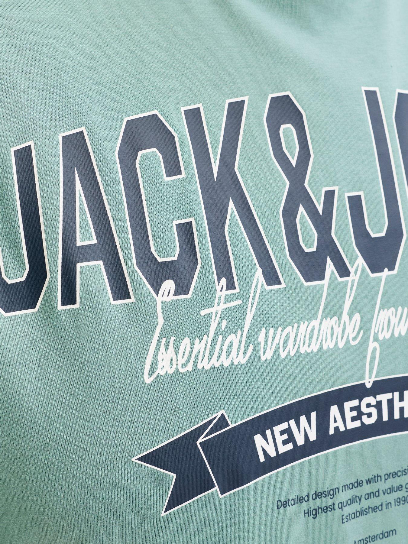 image of jack-jones-plus-logo-t-shirt-aqua