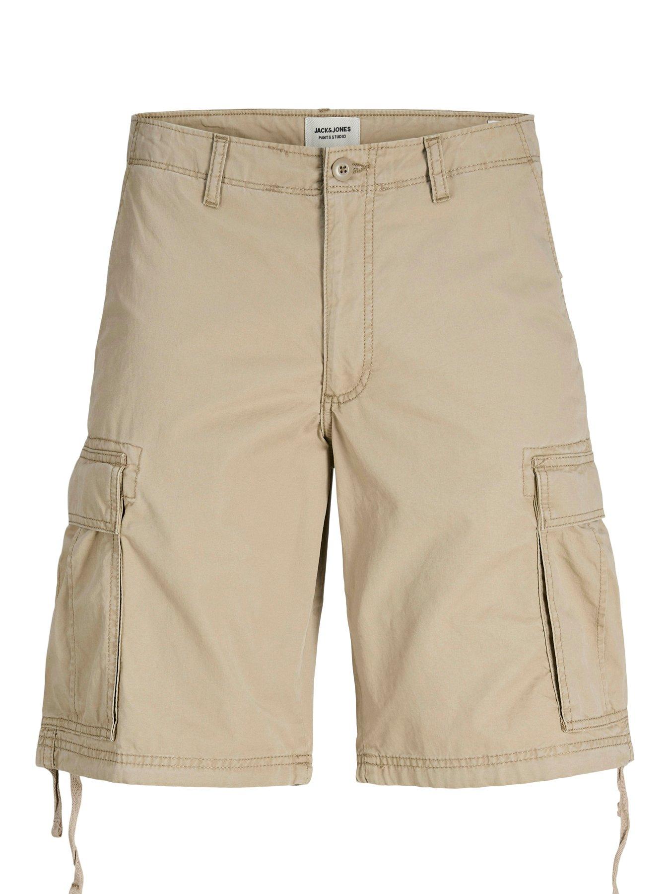 Image 6 of 7 of Jack & Jones Plus Cole Frank Cargo Shorts - Beige