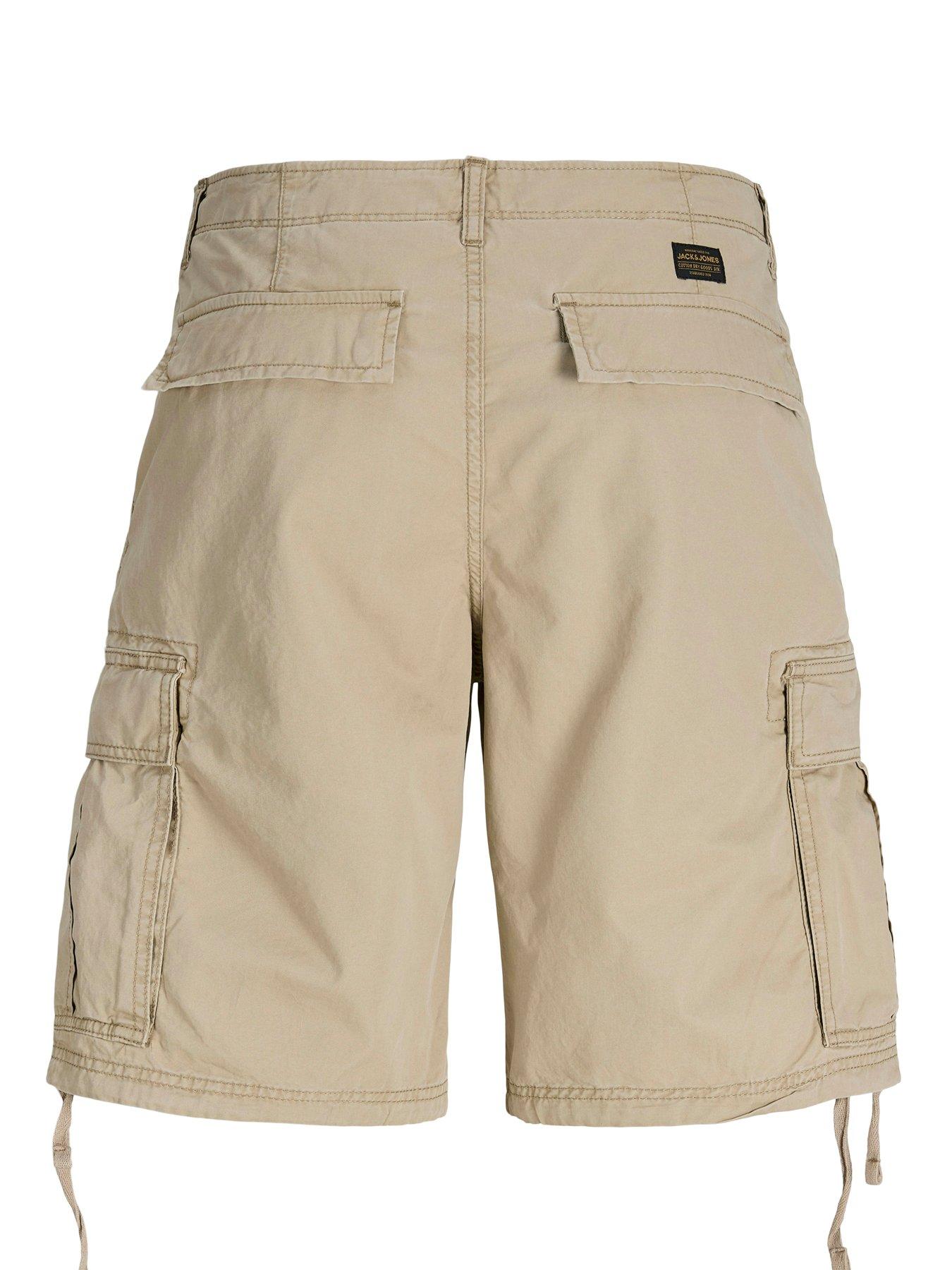 Image 7 of 7 of Jack & Jones Plus Cole Frank Cargo Shorts - Beige