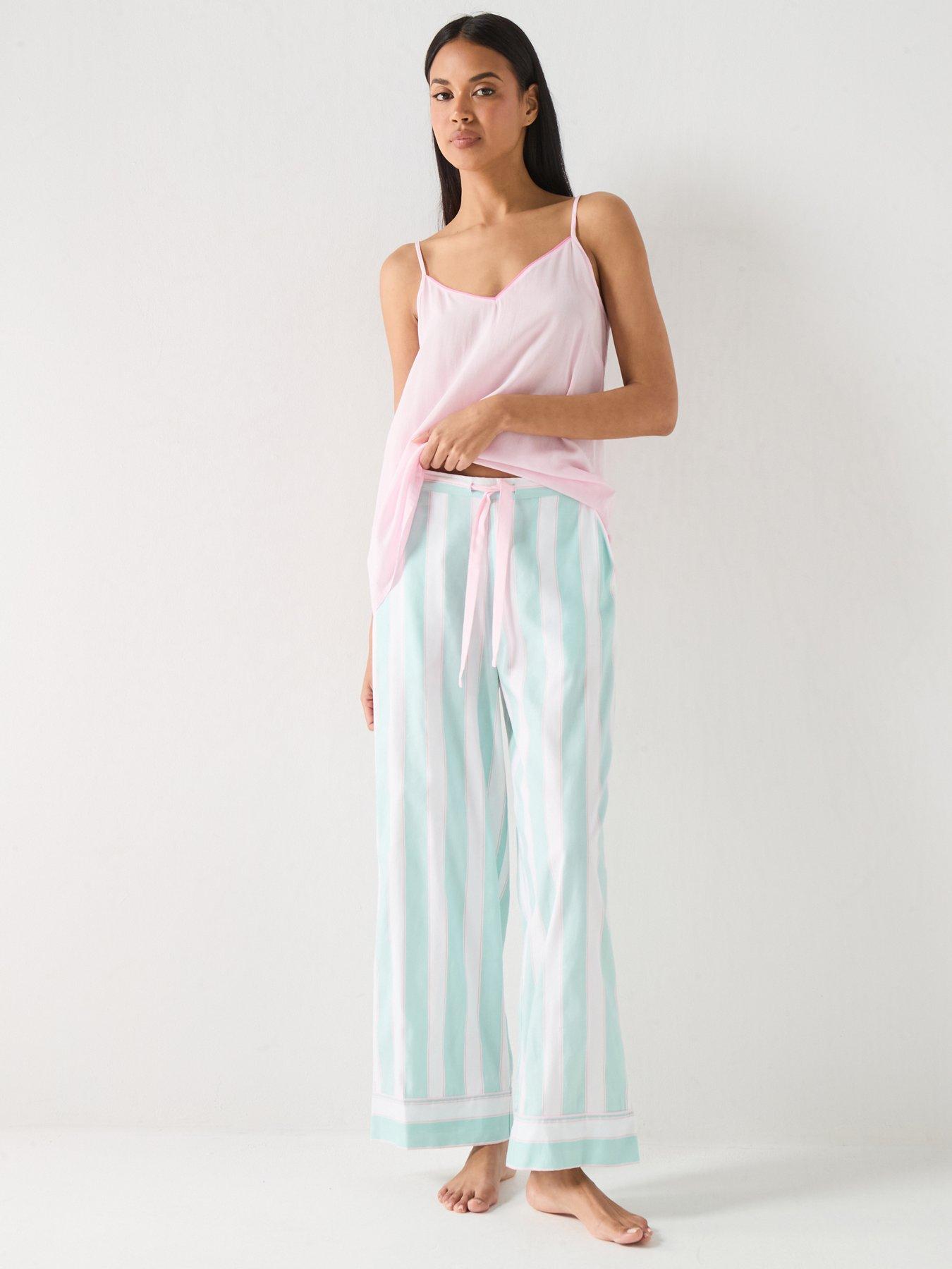 cyberjammies-francesca-pink-modal-cami-amp-wide-leg-pyjama-set-pink-multi