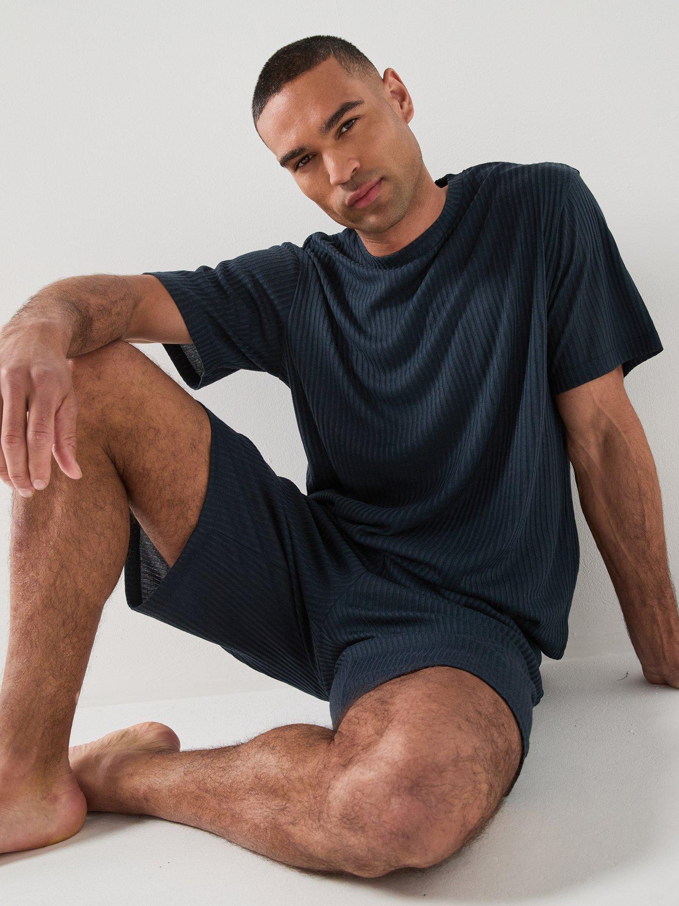 Jack & Jones T-Shirt And Shorts Set - Navy
