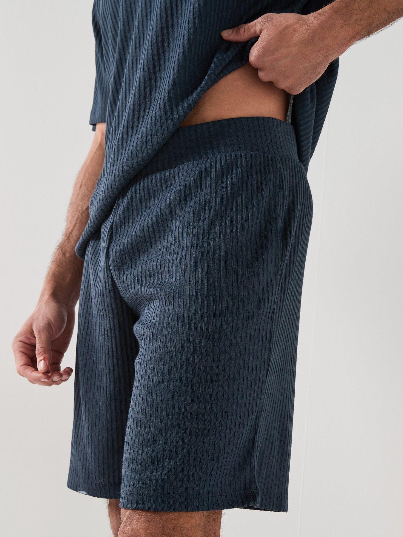Image 6 of 6 of Jack & Jones T-Shirt And Shorts Set - Navy