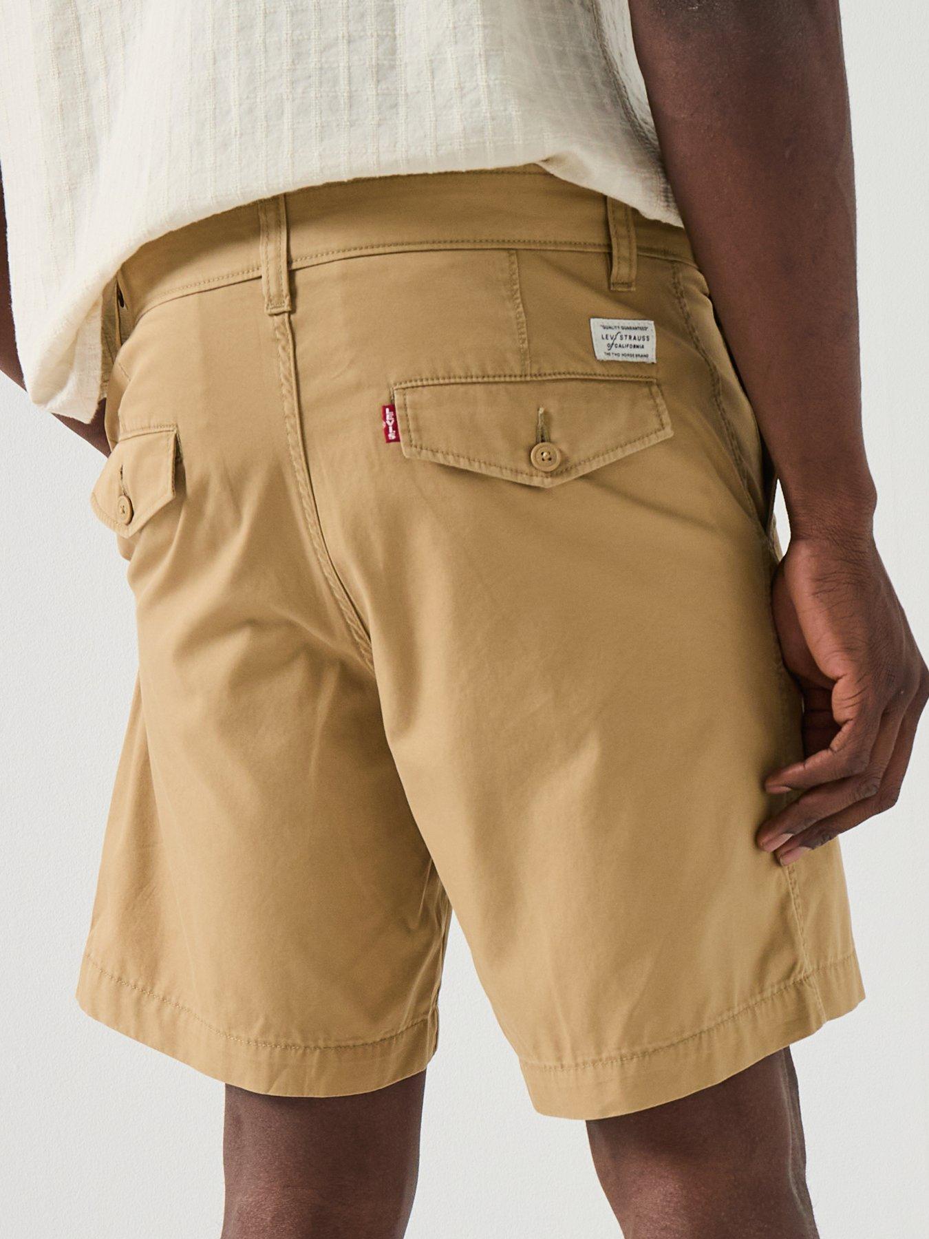 Image 4 of 5 of Levi's Authentic Relaxed Fit Chino Shorts - Beige