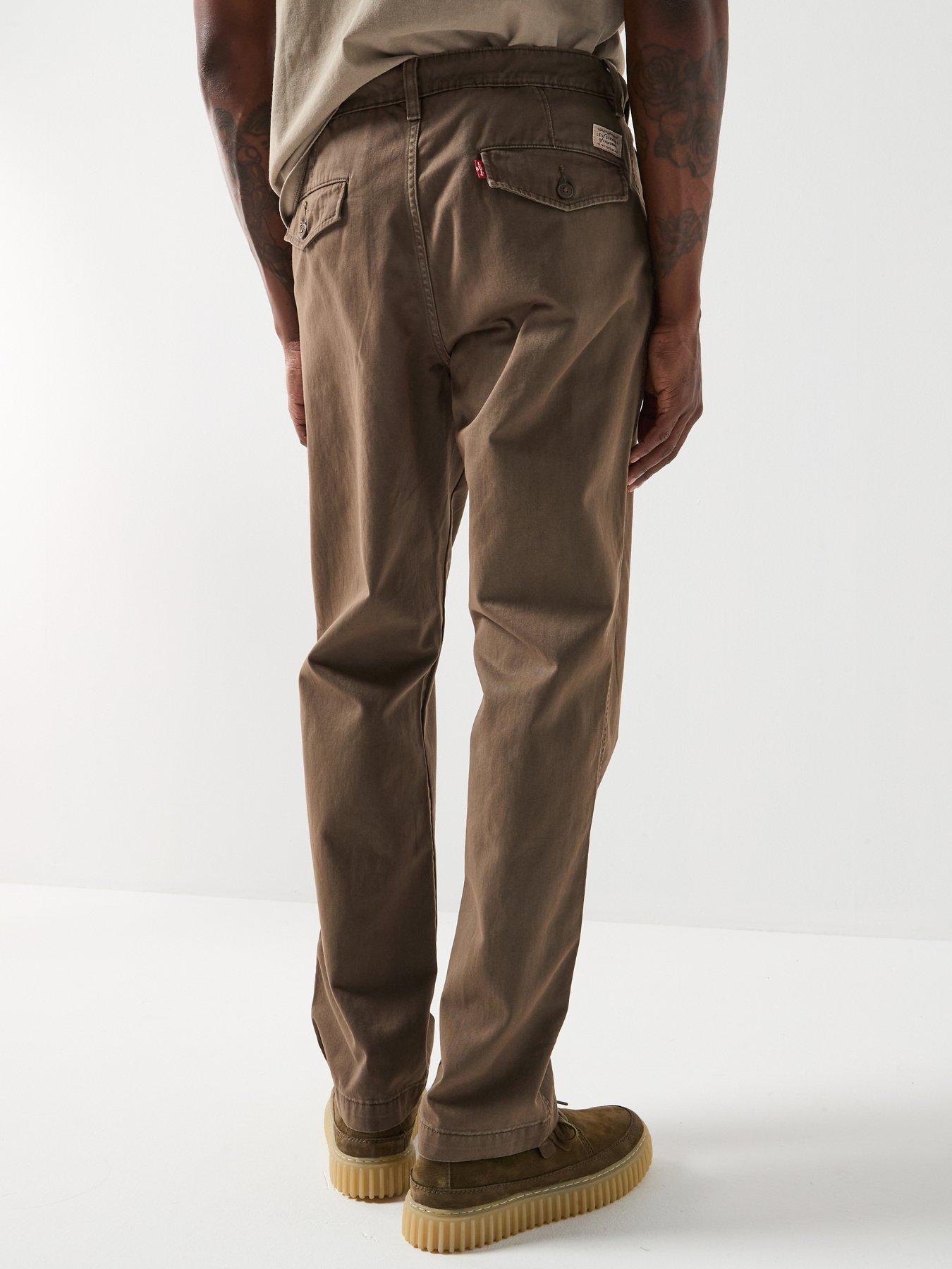  image of levis-xx-authentic-relaxed-fit-chinos-brown